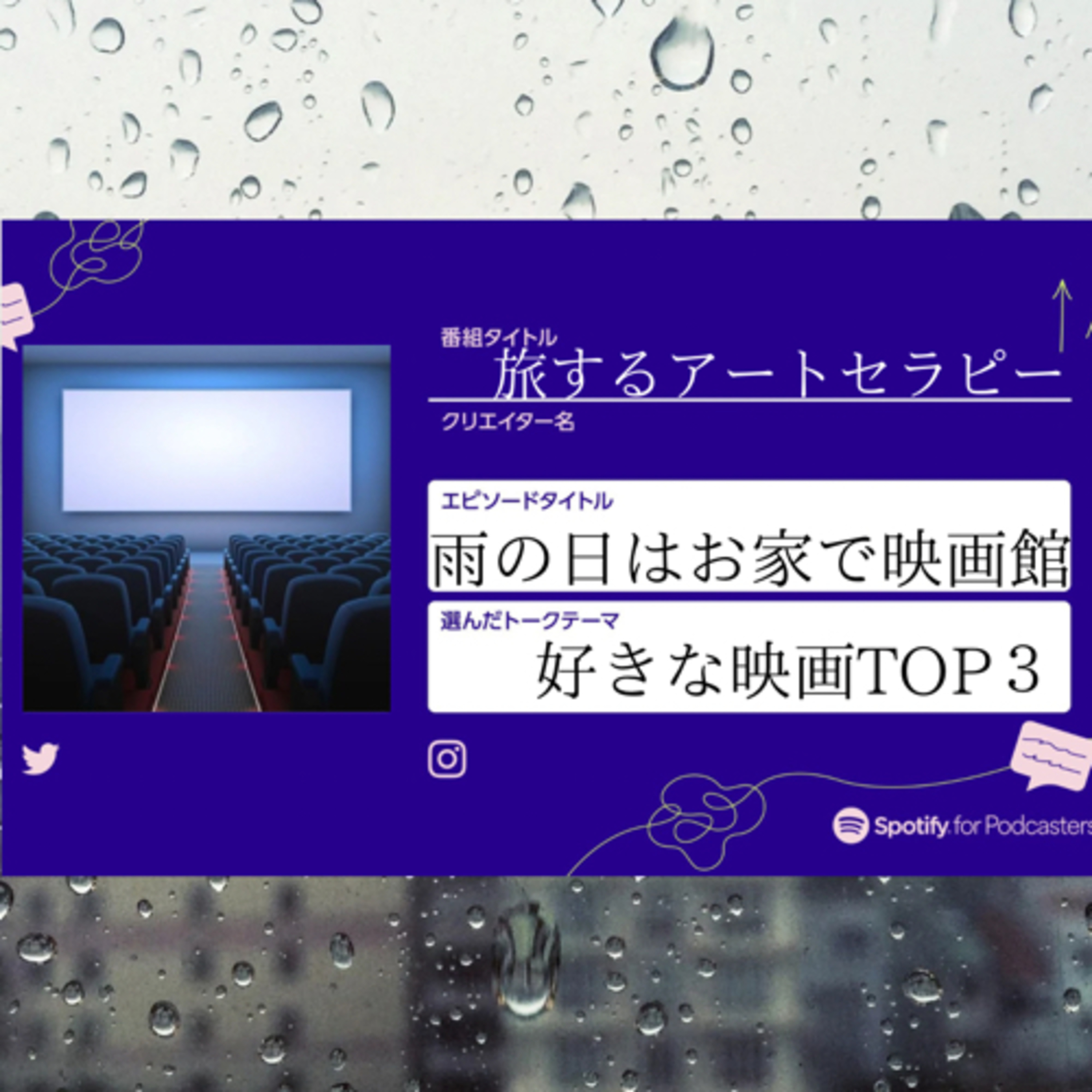 194.【#Spotifyで話そう】雨の日はお家で映画館 episode artwork