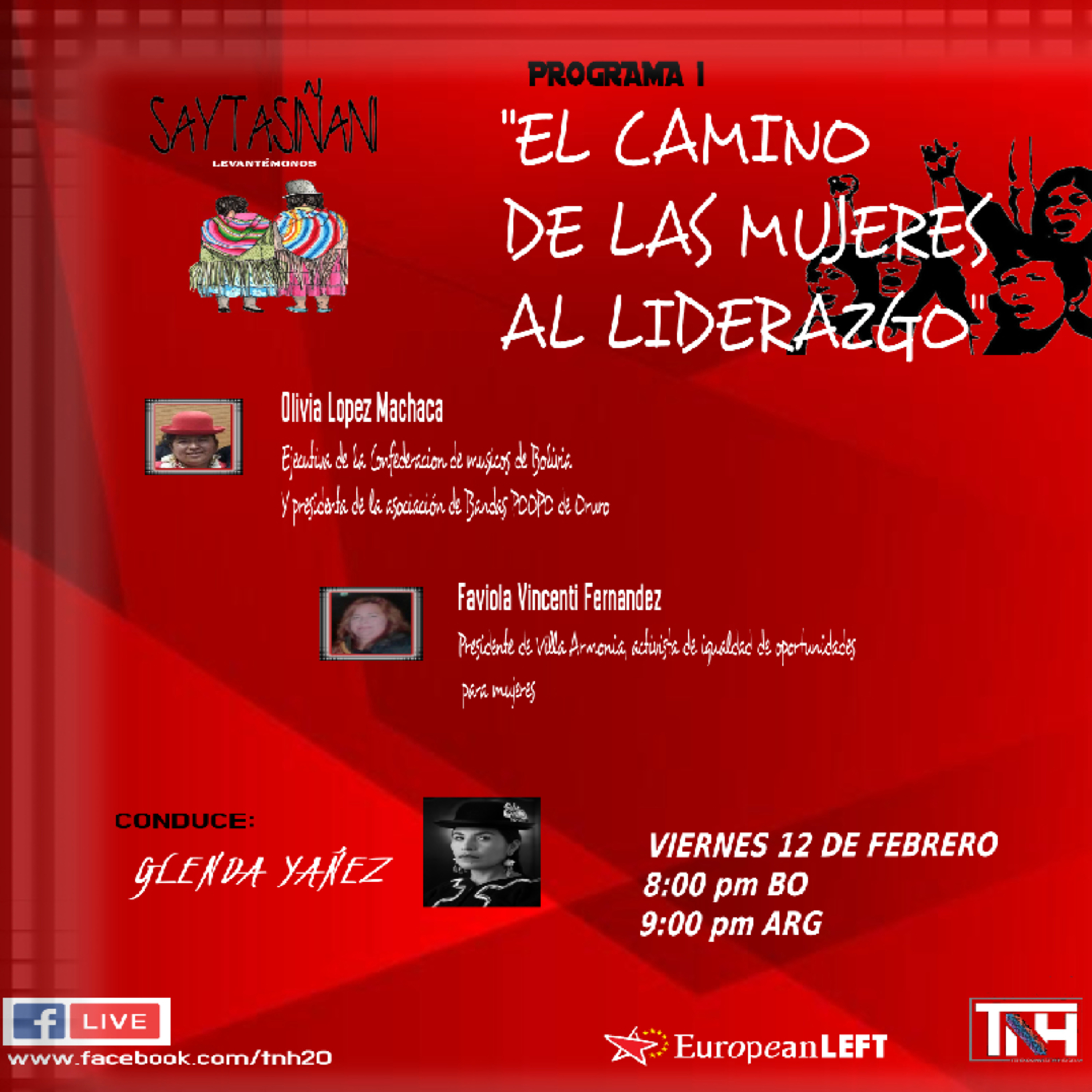 SAYT´ASIÑANI ESTRENO PROGRAMA 1 "El camino de las mujeres al Liderazgo"