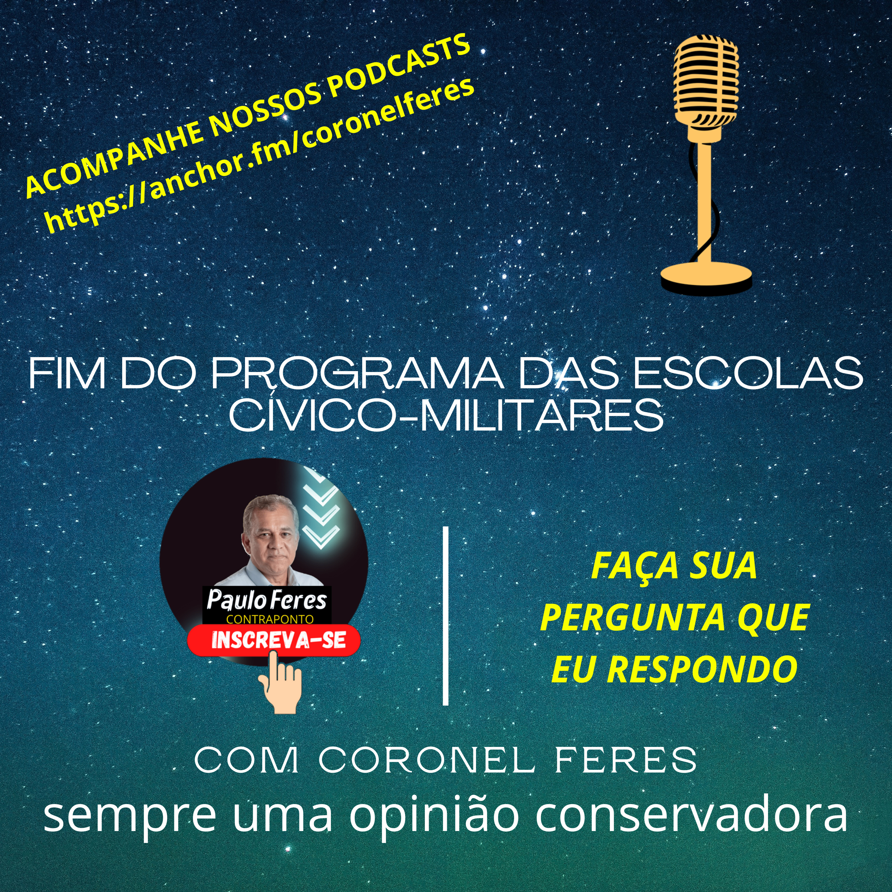 FIM DO PROGRAMA DAS ESCOLAS CÍVICO-MILITARES episode artwork