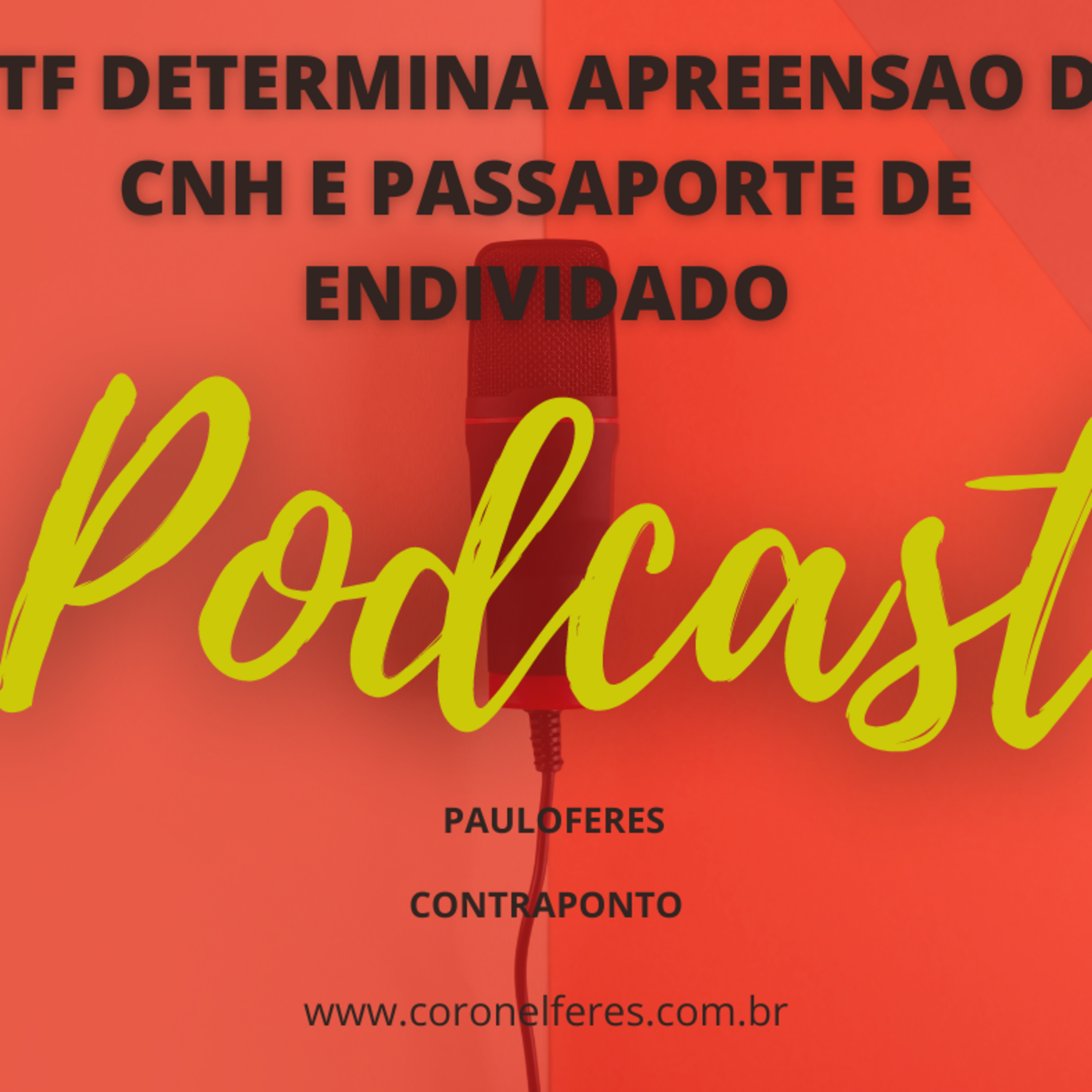 STF DETERMINA APREENSAO DE CNH E PASSAPORTE DE ENDIVIDADO