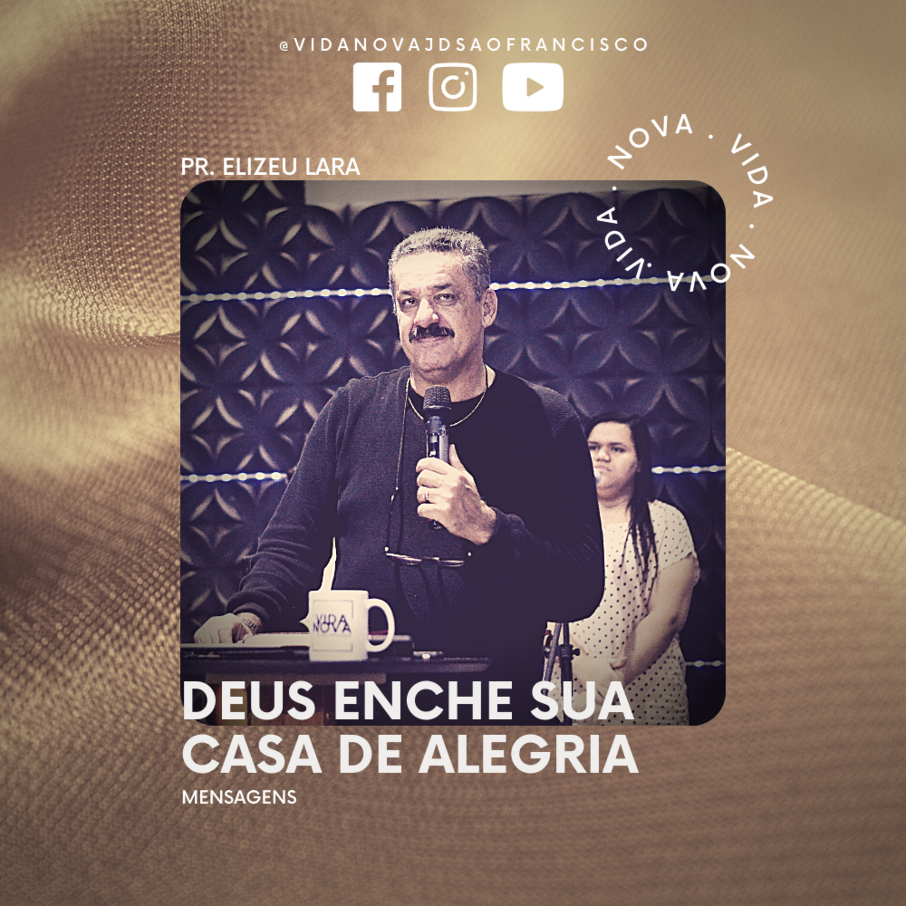 Deus enche sua casa de alegria | Pr. Elizeu Lara episode artwork