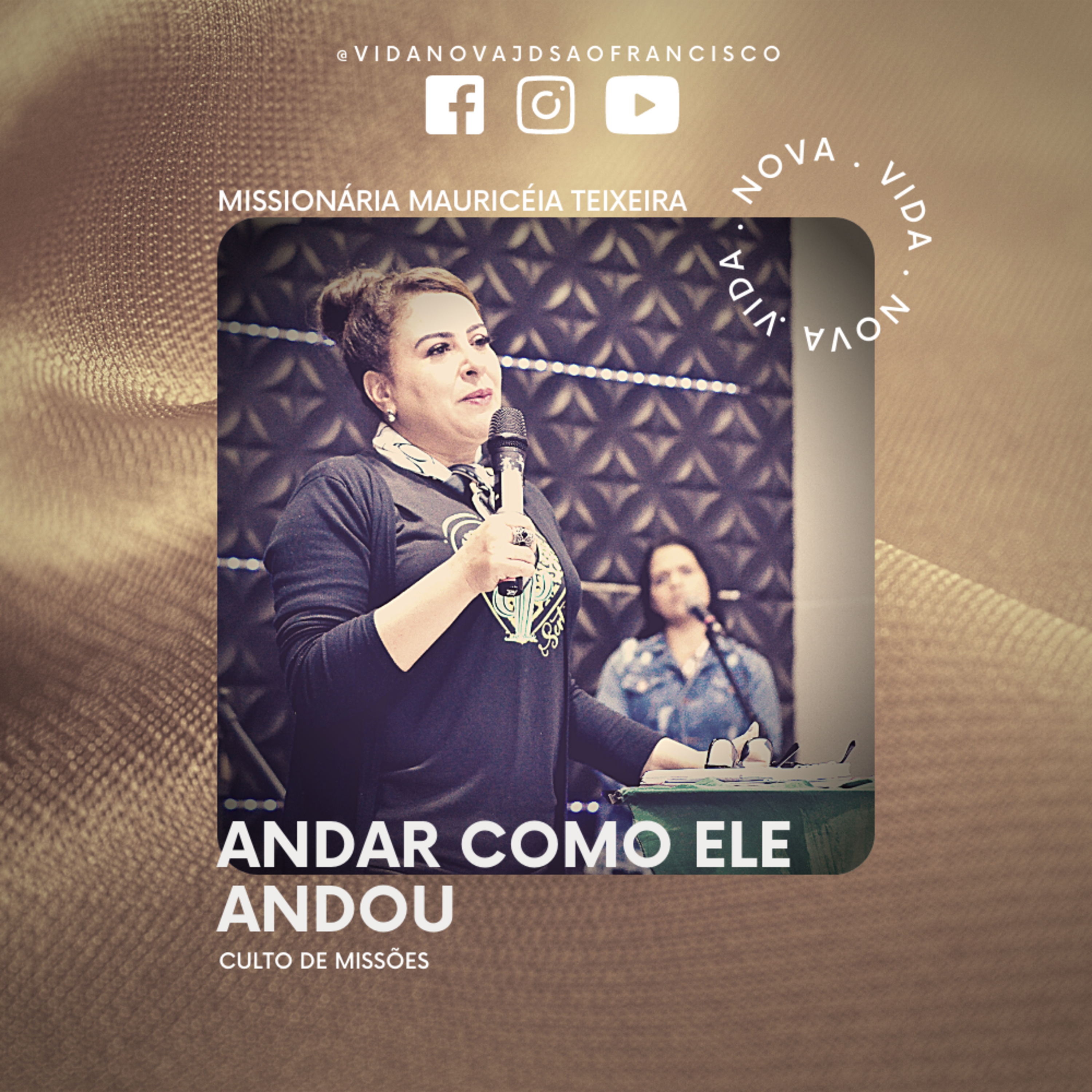 Andar como Ele Andou | Culto de Missões | Missionária Mauricéia Teixeira episode artwork