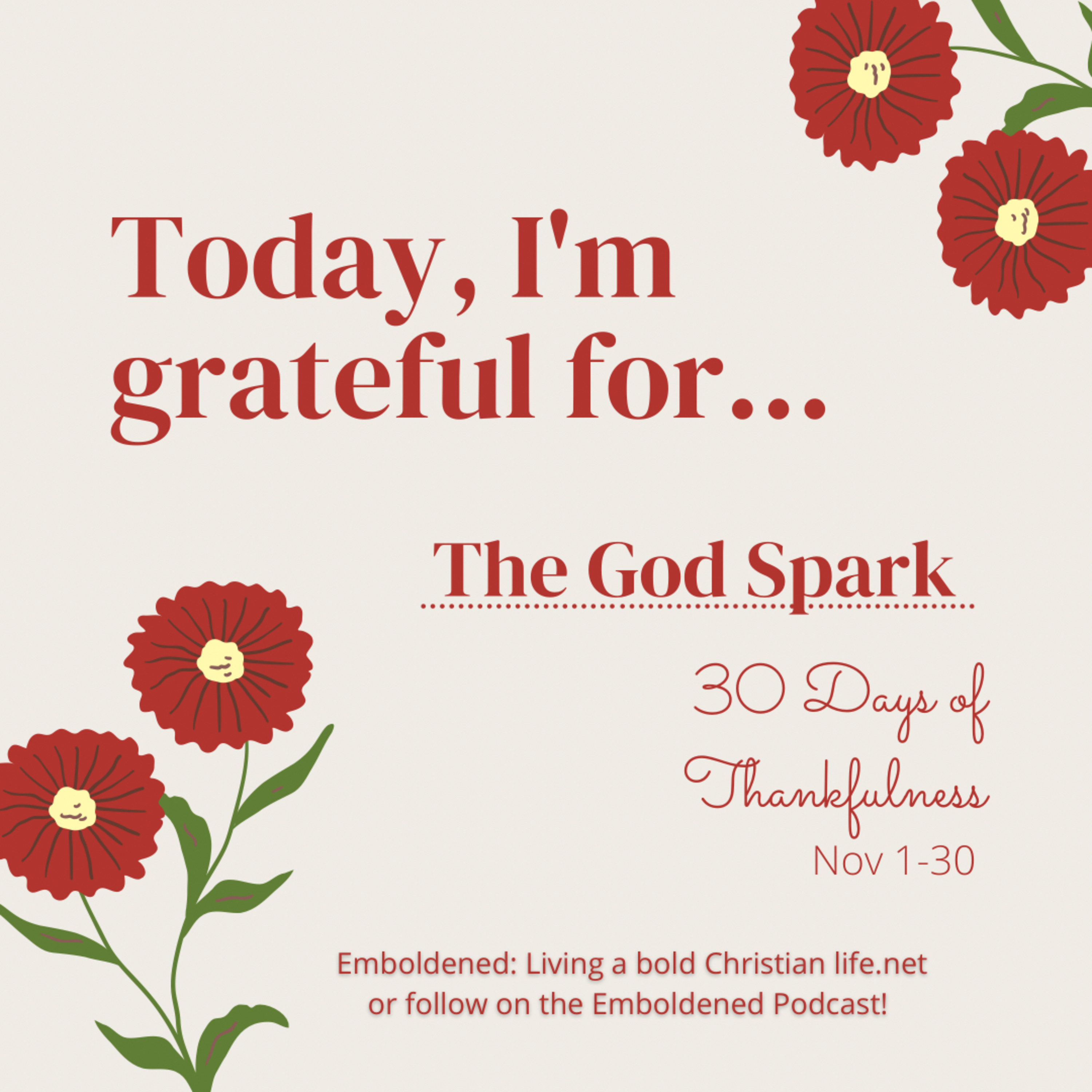 Thankful For: God's Spark episode artwork