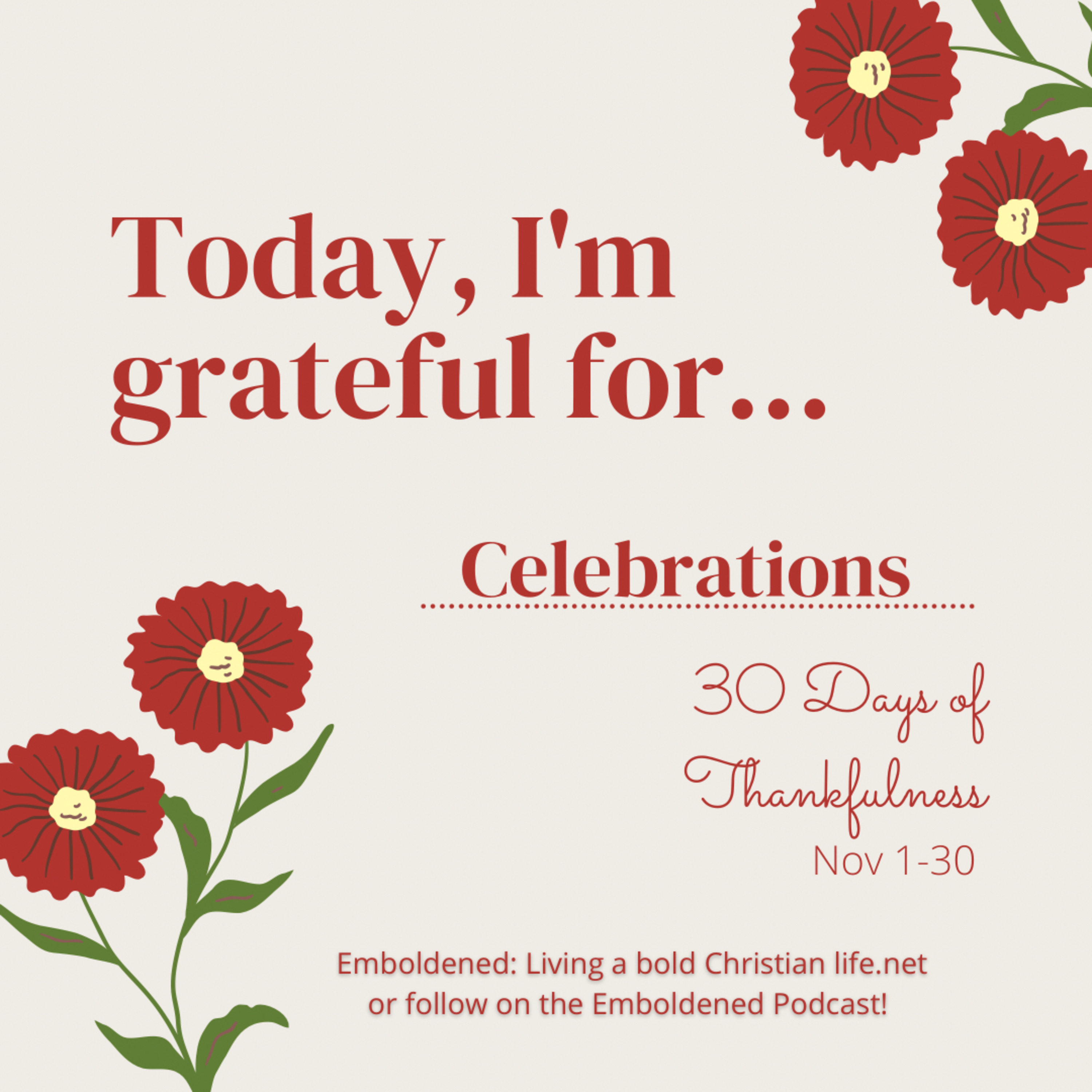 Thankful For: Celebrations episode artwork