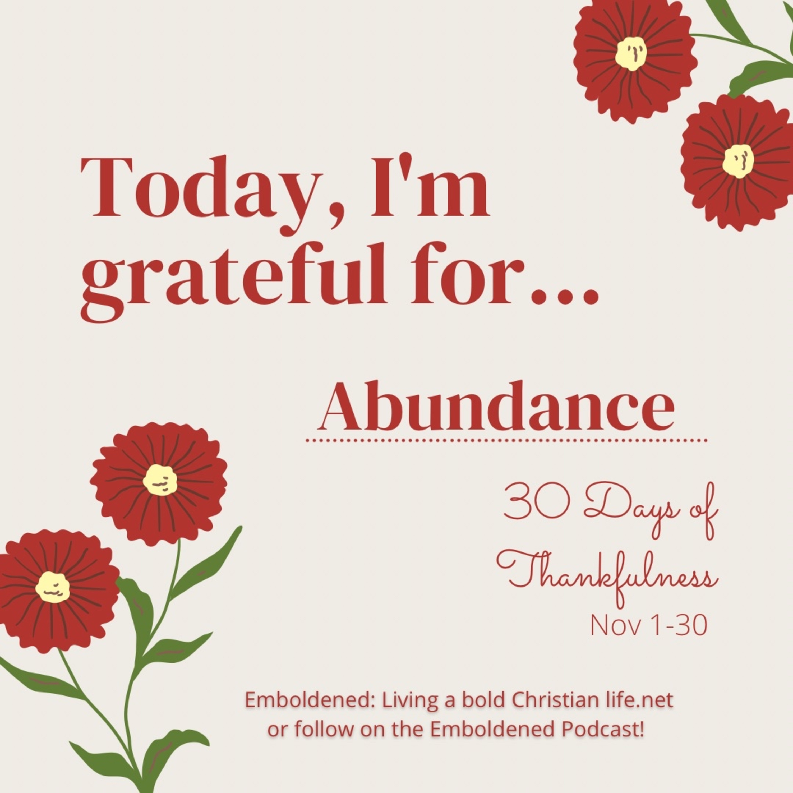 Thankful For: Abundance episode artwork