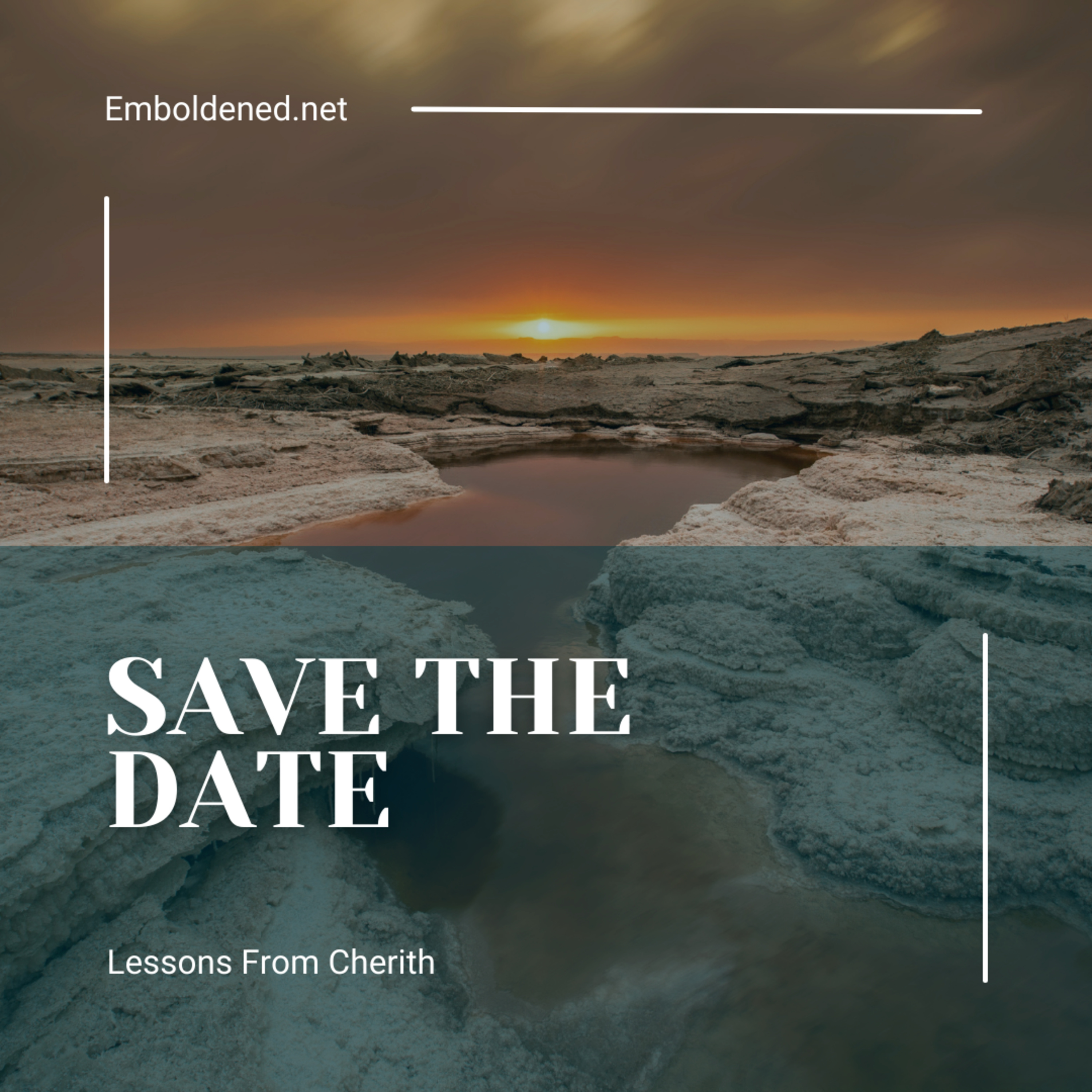 Lessons From Cherith: Save The Date episode artwork