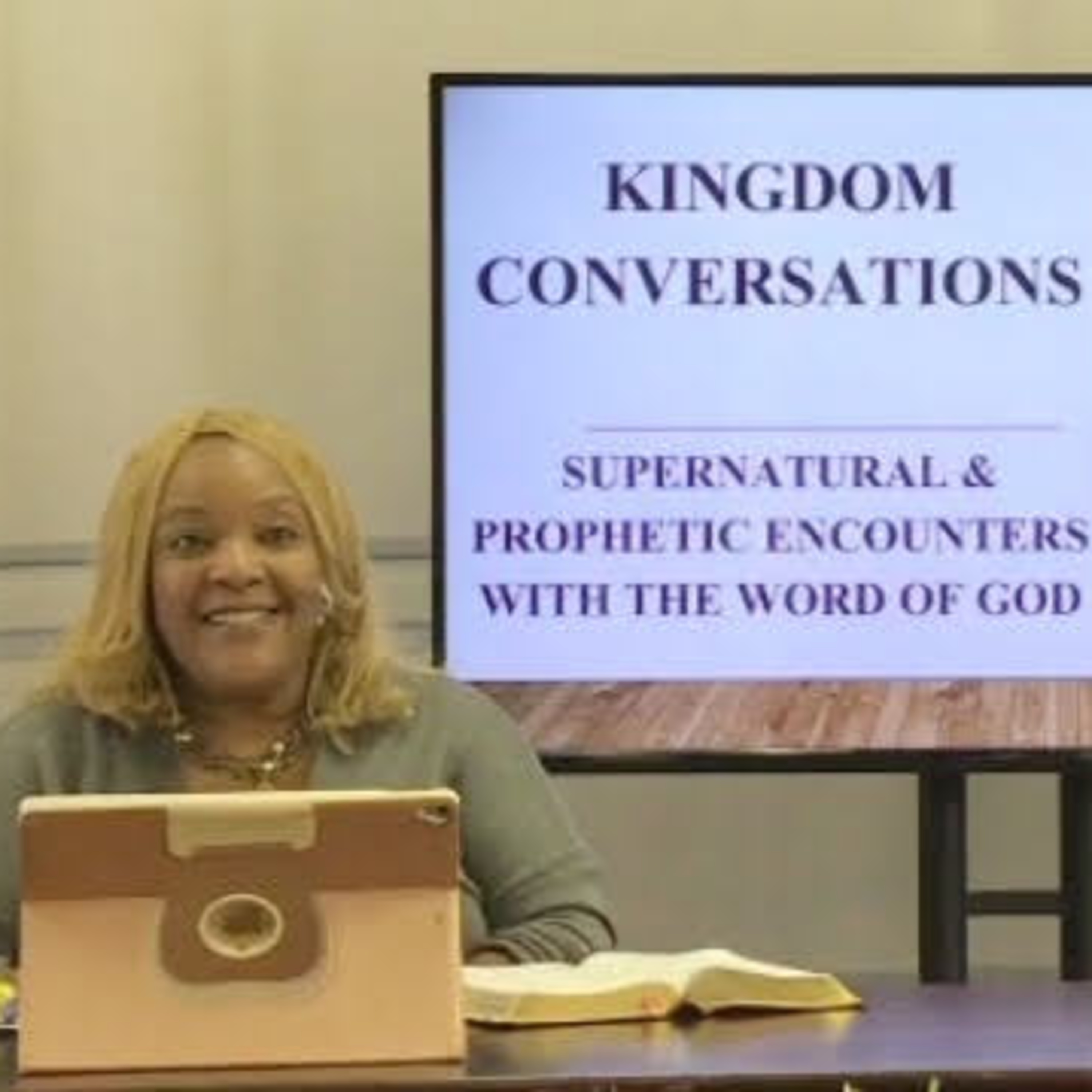 Kingdom Conversations - Hosted by Pastor Lonzine Lee. "Intimacy with God" episode artwork
