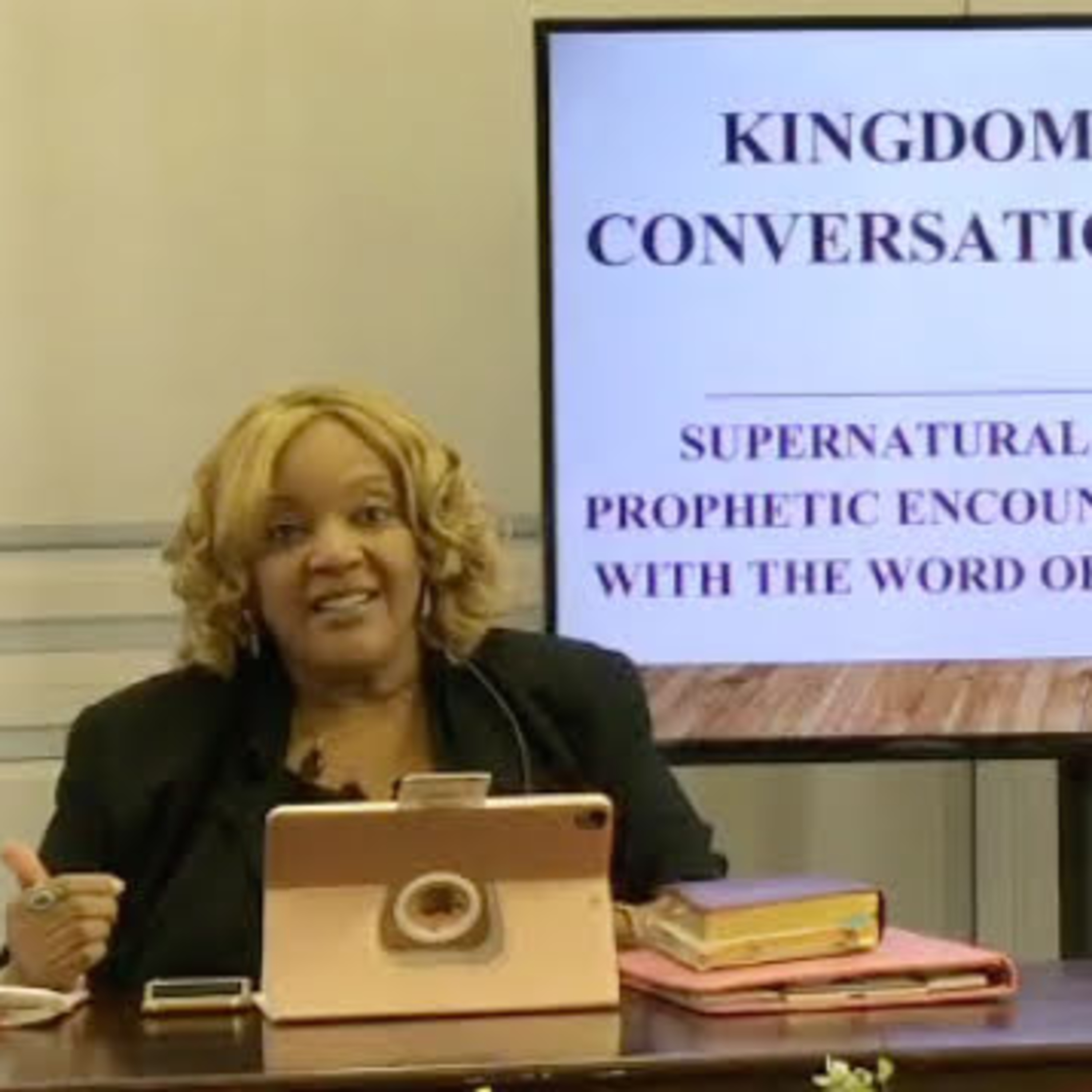 Kingdom Conversations - Hosted by Pastor Lonzine Lee... "Let Him in" episode artwork