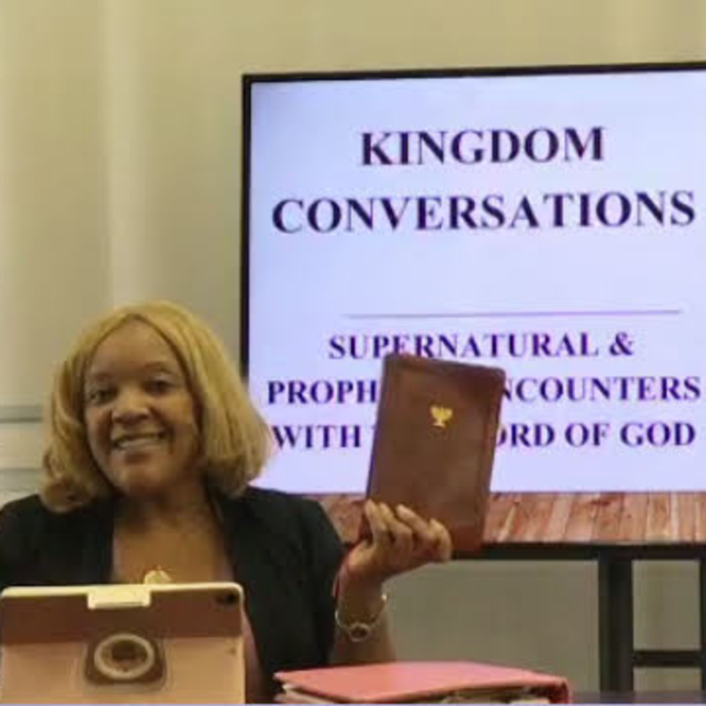 KINGDOM CONVERSATIONS SUPERNATURAL & PROPHETIC ENCOUNTERS WITH THE WORD OF GOD - Hosted by Pastor Lonzine Lee "The Voice of The Blood of Jesus is The Word of God" episode artwork