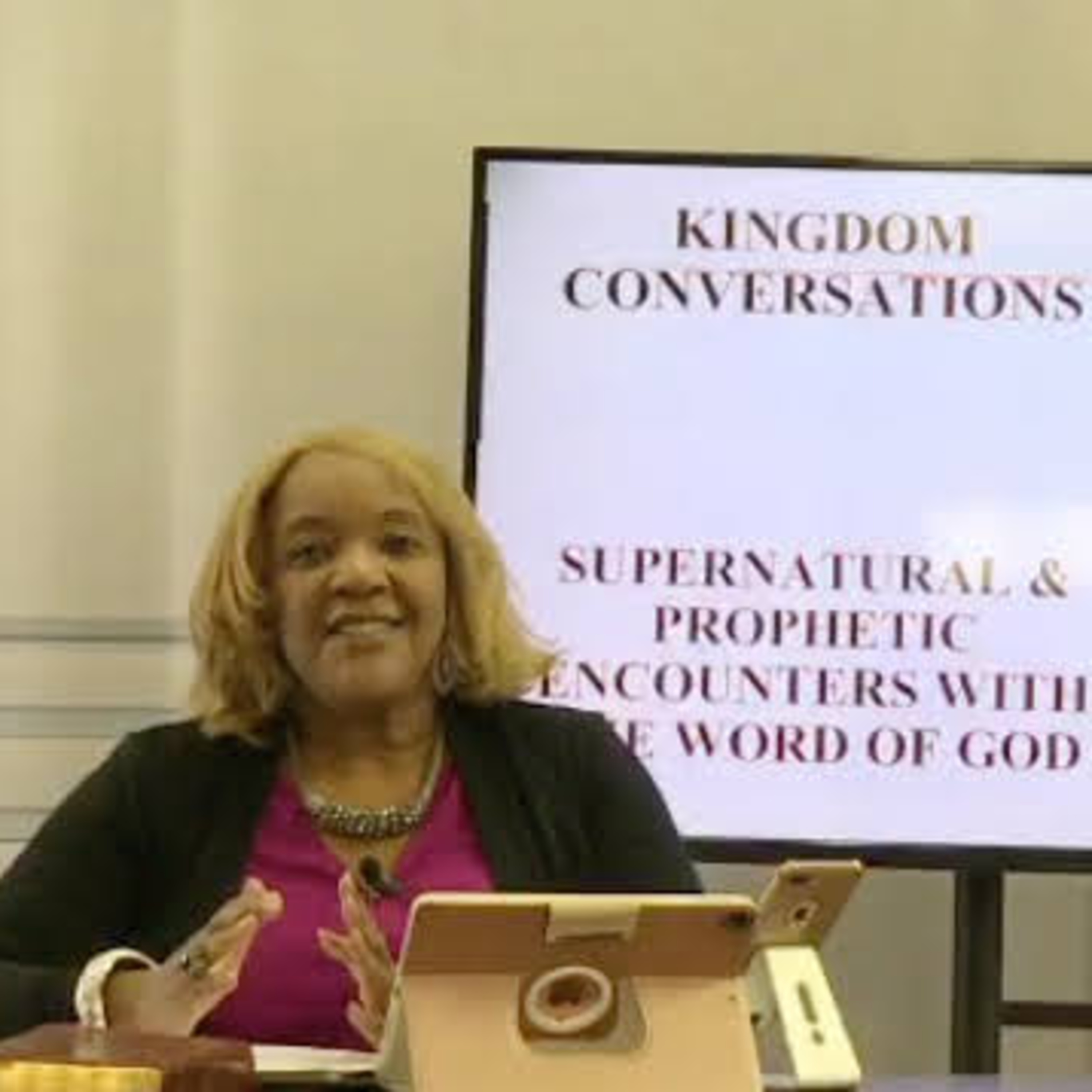 KINGDOM CONVERSATIONS PROPHETIC & SUPERNATURAL ENCOUNTERS WITH THE WORD OF GOD - Hosted by Pastor Lonzine Lee "God defines life as Jesus" episode artwork