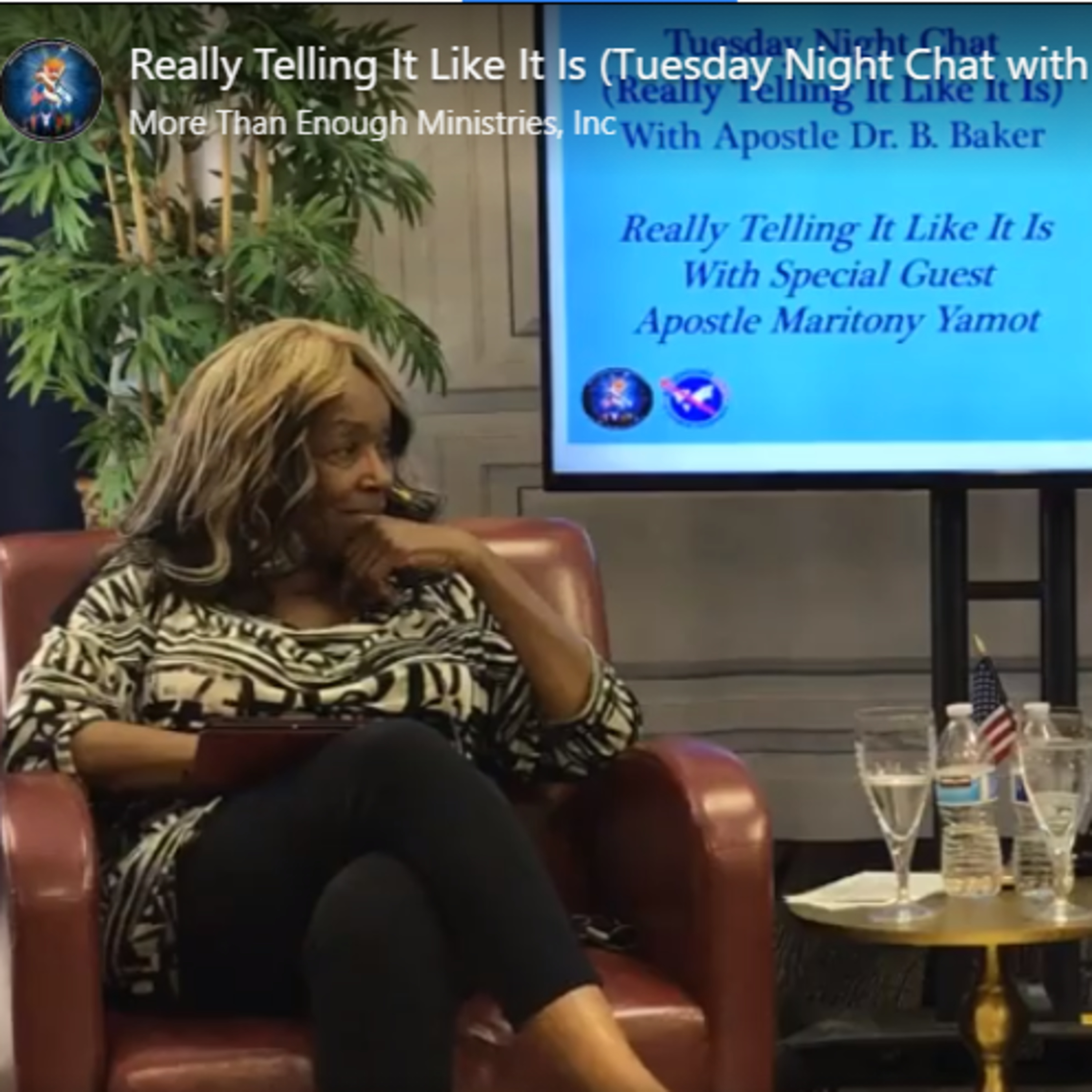 Tell It Like It Is Program - Hosted by Dr. B. Baker with Special Guest Apostle Maritony Yamot episode artwork