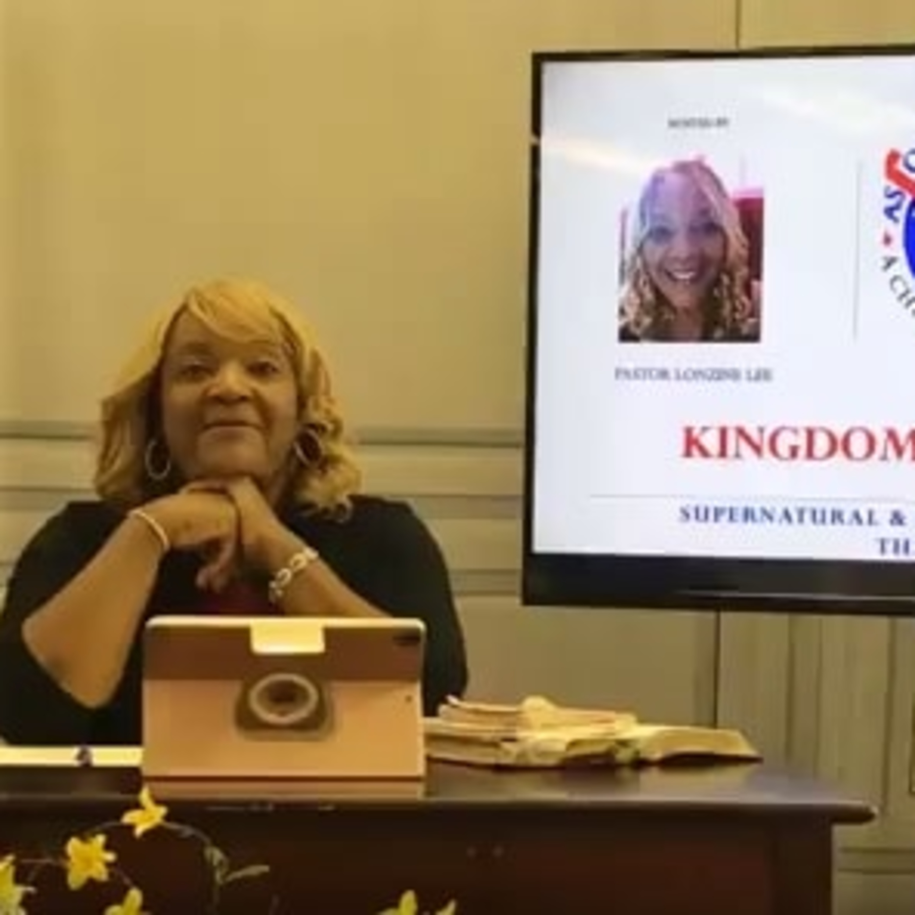 KINGDOM CONVERSATIONS SUPERNATURAL & PROPHETIC ENCOUNTERS WITH THE WORD OF GOD - Hosted by Pastor Lonzine Lee. "Have faith in GOD. Entrainment" episode artwork