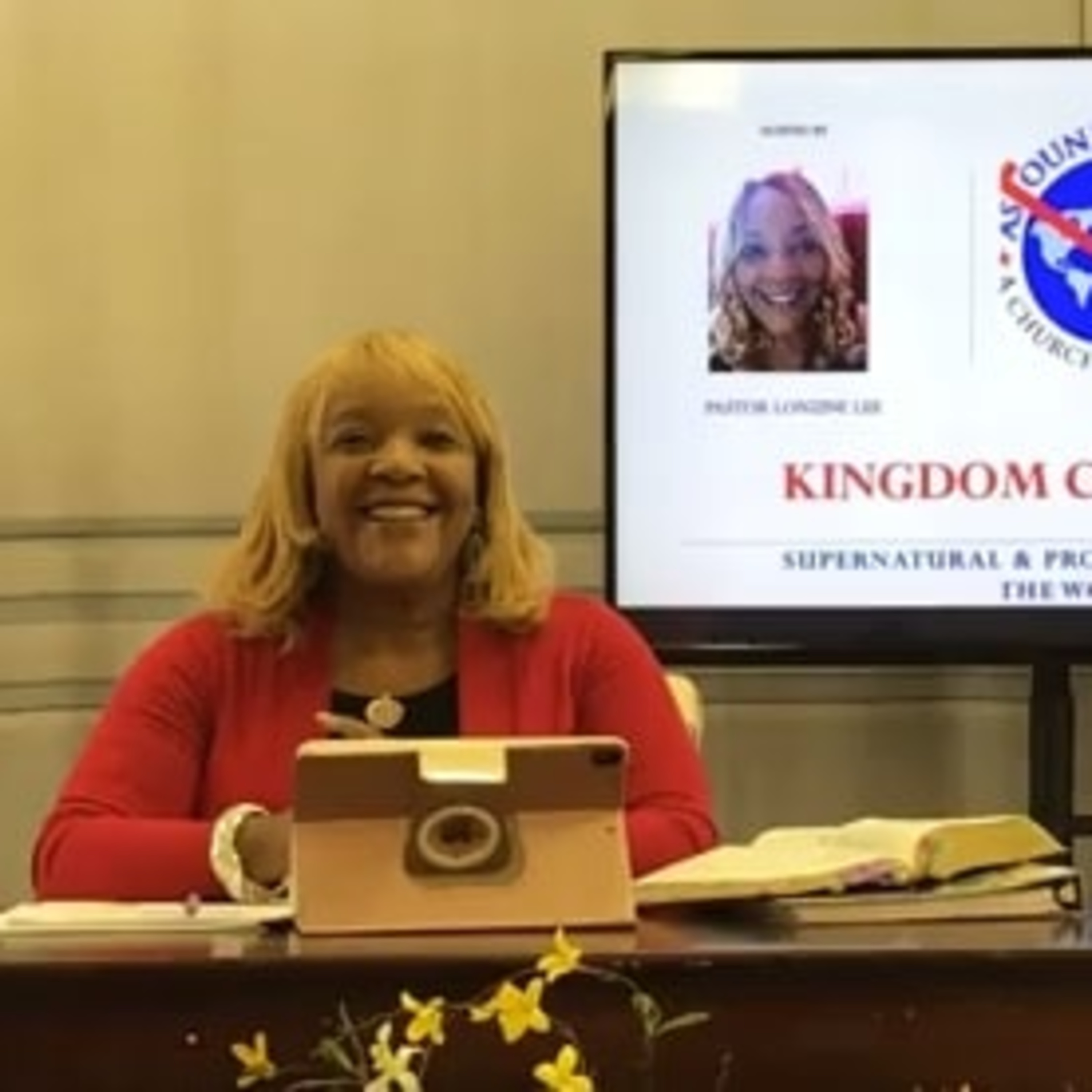 KINGDOM CONVERSATIONS SUPERNATURAL & PROPHETIC ENCOUNTERS WITH THE WORD OF GOD - Hosted by Pastor Lonzine Lee. "Love is the frequency" episode artwork