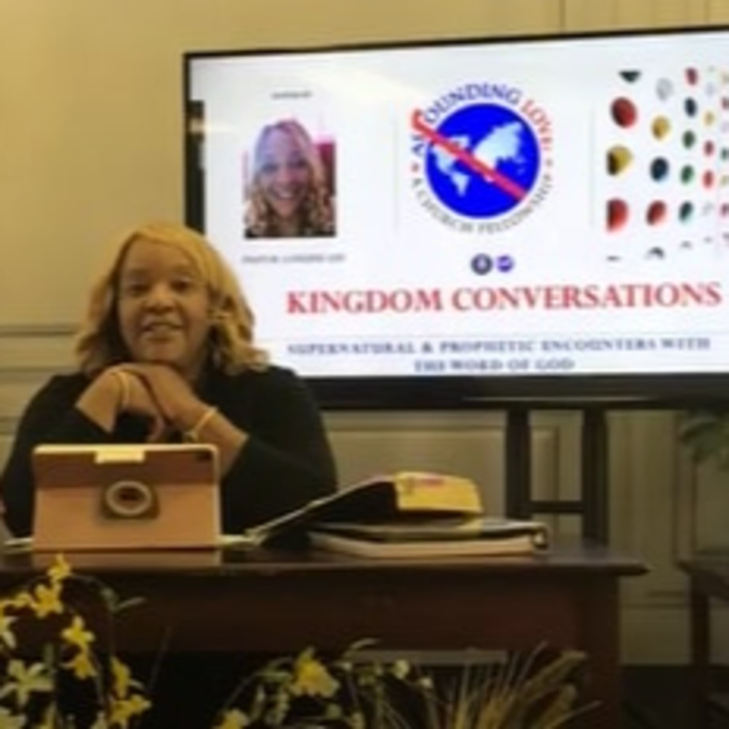 KINGDOM CONVERSATIONS SUPERNATURAL & PROPHETIC ENCOUNTERS WITH THE WORD OF GOD - Hosted by Pastor Lonzine Lee. "Living from The Spirit" episode artwork