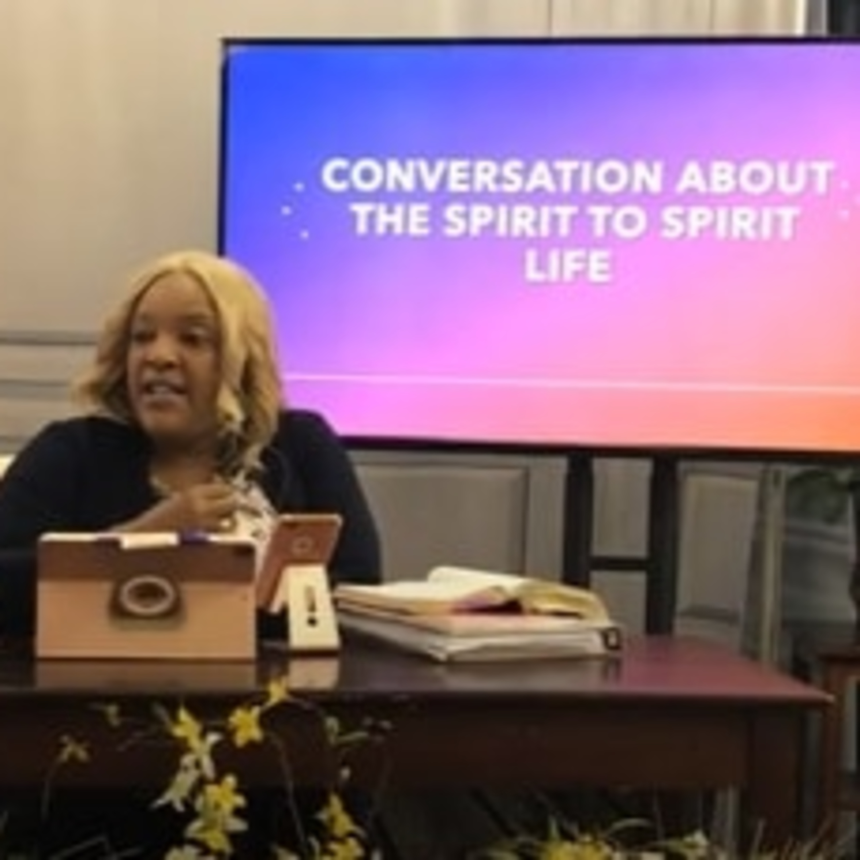KINGDOM CONVERSATIONS SUPERNATURAL & PROPHETIC ENCOUNTERS WITH THE WORD OF GOD - Hosted by Pastor Lonzine Lee. "Conversation about the Spirit to spirit life" episode artwork