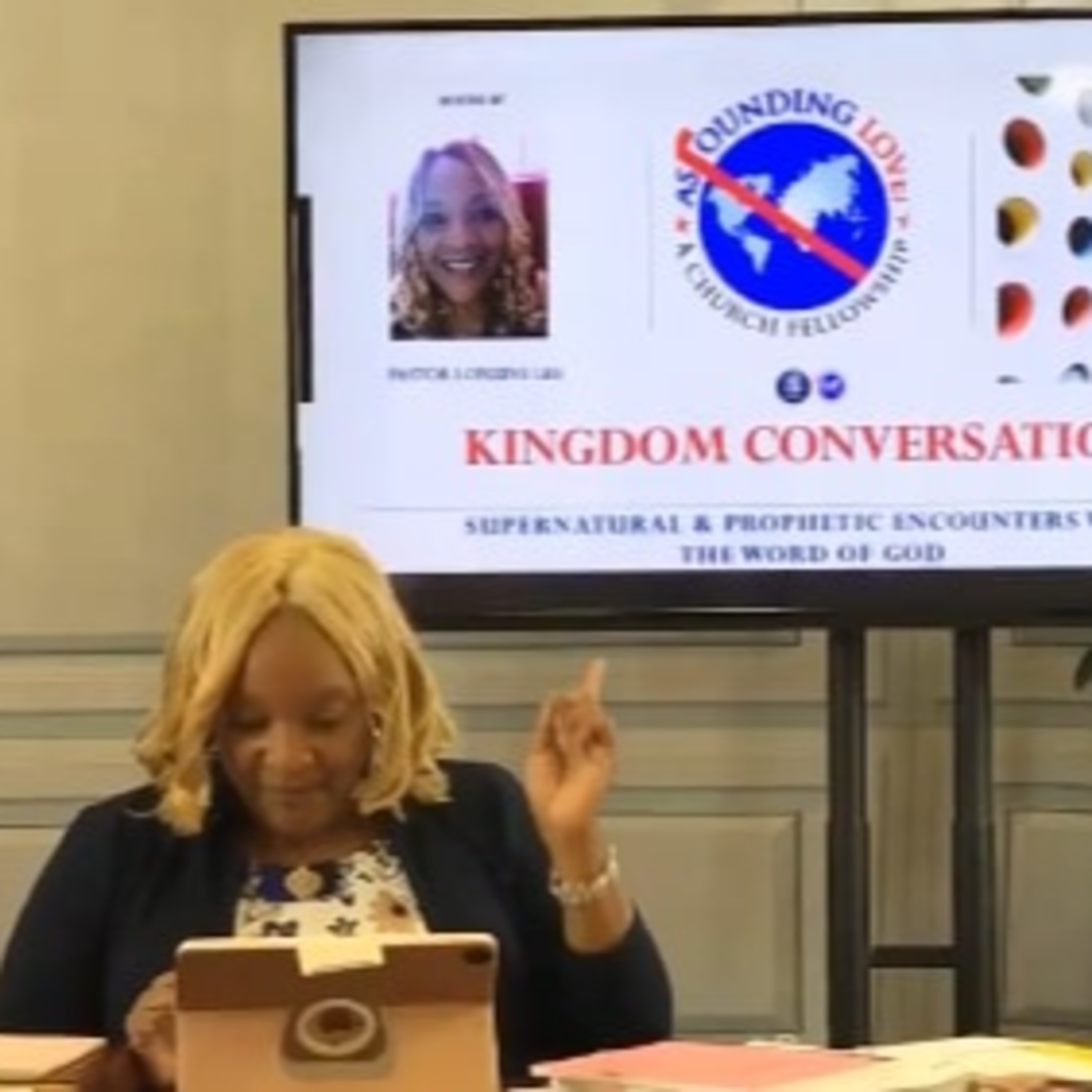 KINGDOM CONVERSATIONS - Hosted by Pastor Lonzine Lee. The Spirit of The Lord is saying, "I want you to think differently about your life" episode artwork
