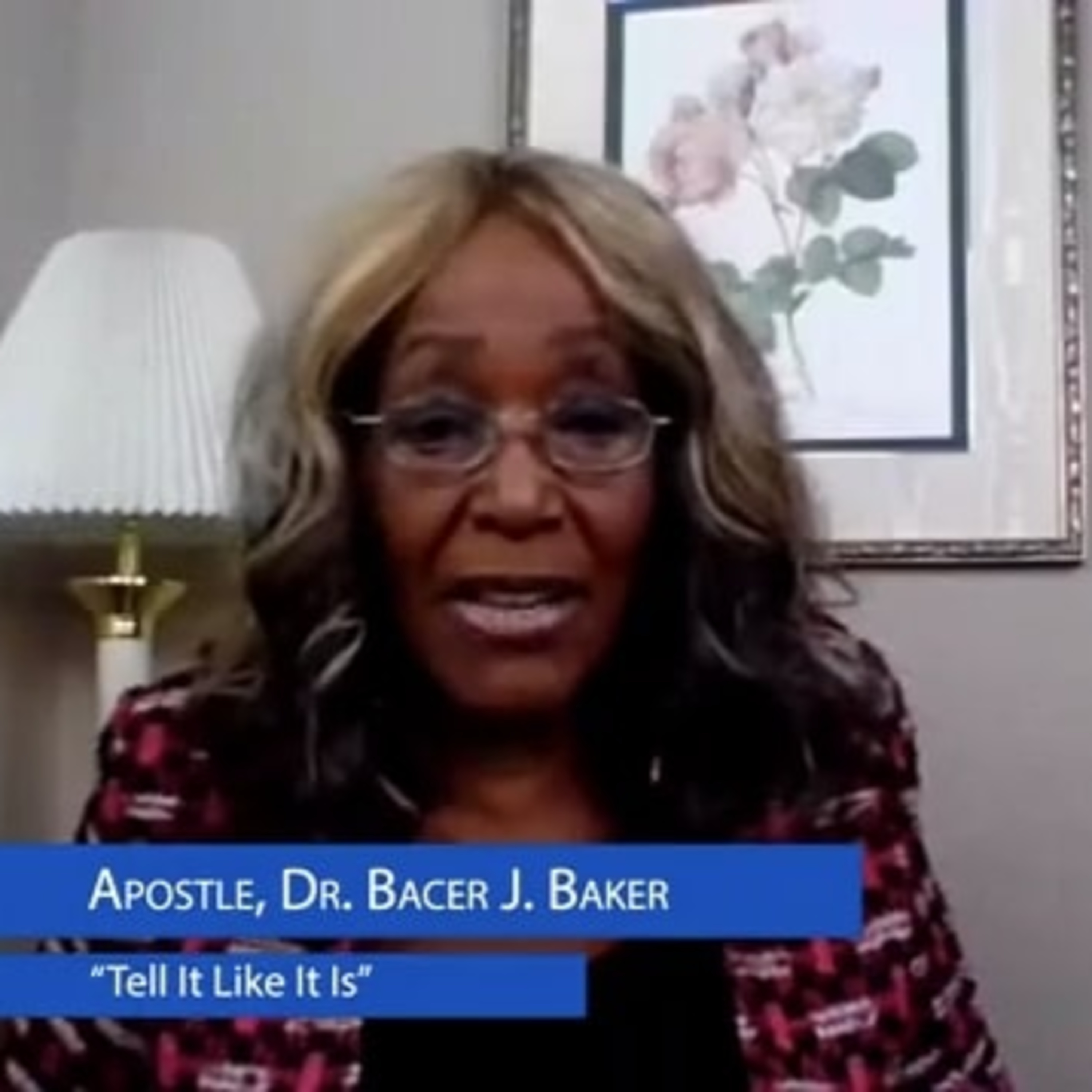 "Tell It Like It Is" with Apostle Dr. Bacer J. Baker on The Holy Spirit Broadcasting Network HSBN "How Do You See Yourself?" Part 1 episode artwork
