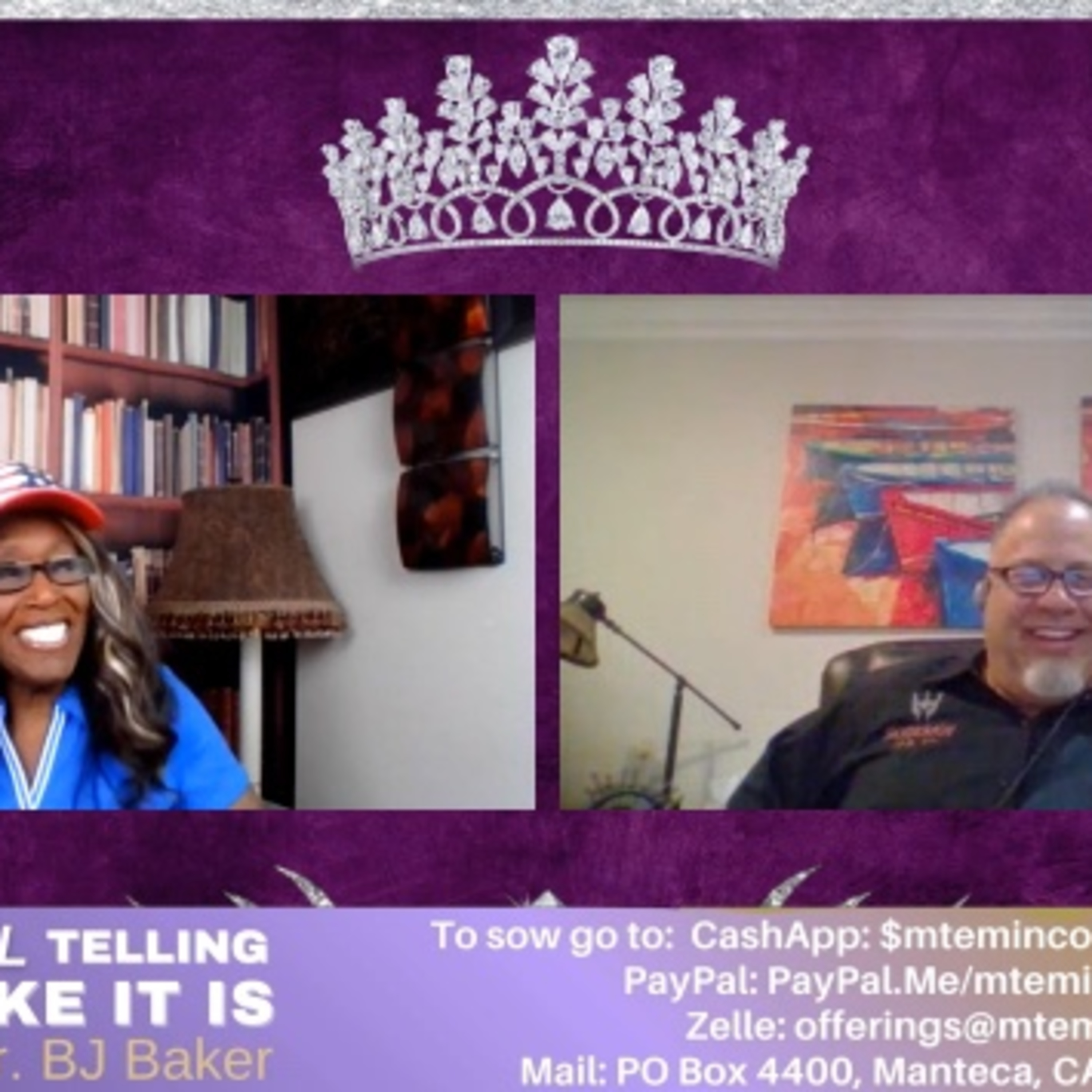 Still Telling It Like It Is with Apostle Bacer J. Baker who happens to be a Doctor in Psychology, and her special guest Apostle Eddie Maestas - Kingdom Wealth - Part 4. Stewardship episode artwork