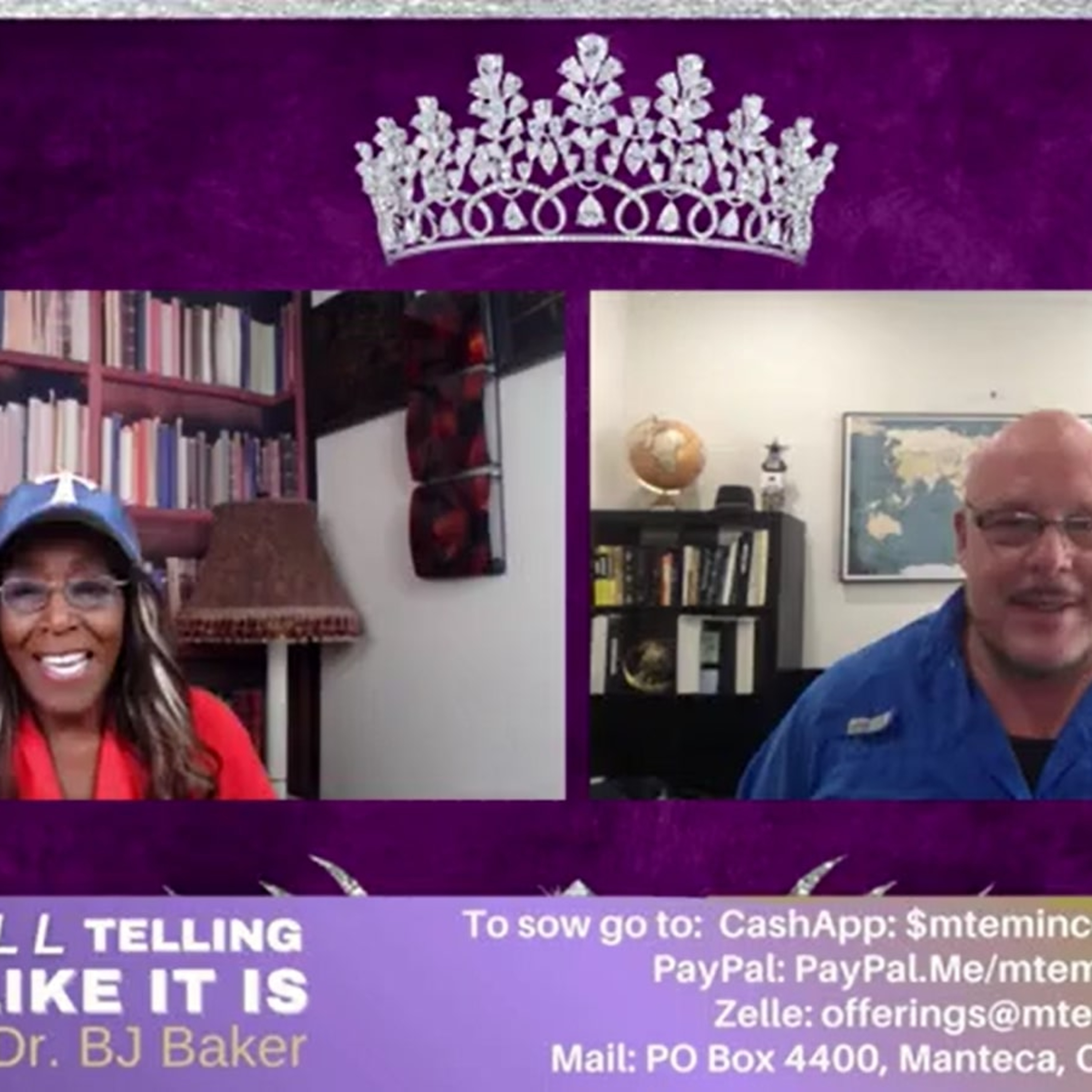 "Still Telling It Like It Is" with Apostle Bacer J. Baker who is a Doctor in Psychology with her guest Apostle Dr. Barry Cook - Historical Evidences of Women in Leadership Positions episode artwork