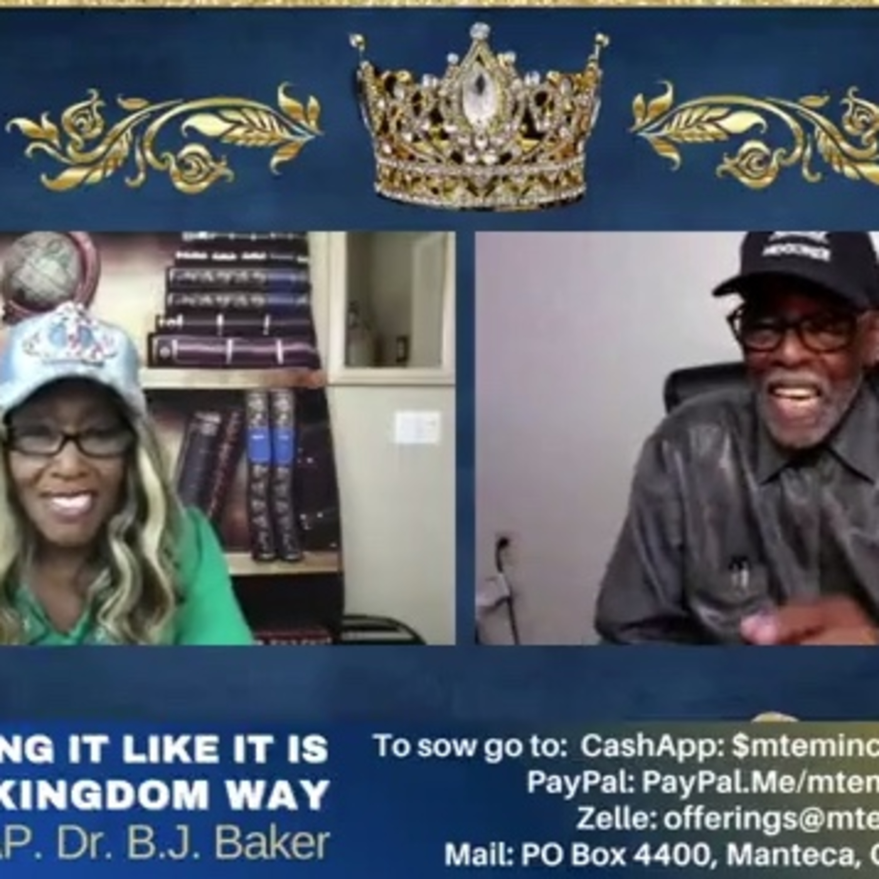 "Tell It Like It Is: The Kingdom Way" Apostle Bacer J. Baker who is a doctor in psychology with her brother and Co-Host Apostle Calvin Cook - The Tabernacle Being Lived Out. Part 37 episode artwork