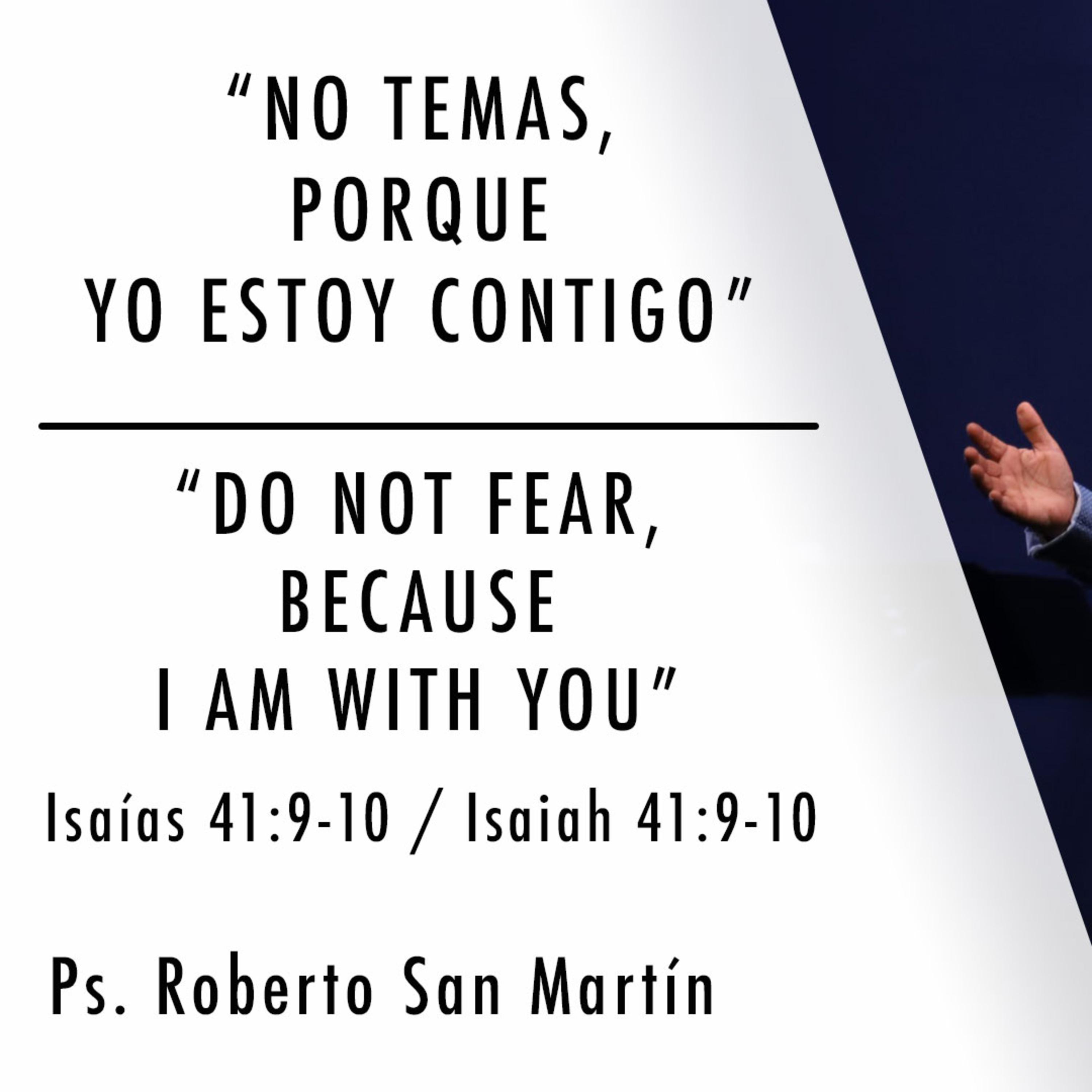 No temas, porque yo estoy contigo - Do not fear, because I am with you episode artwork