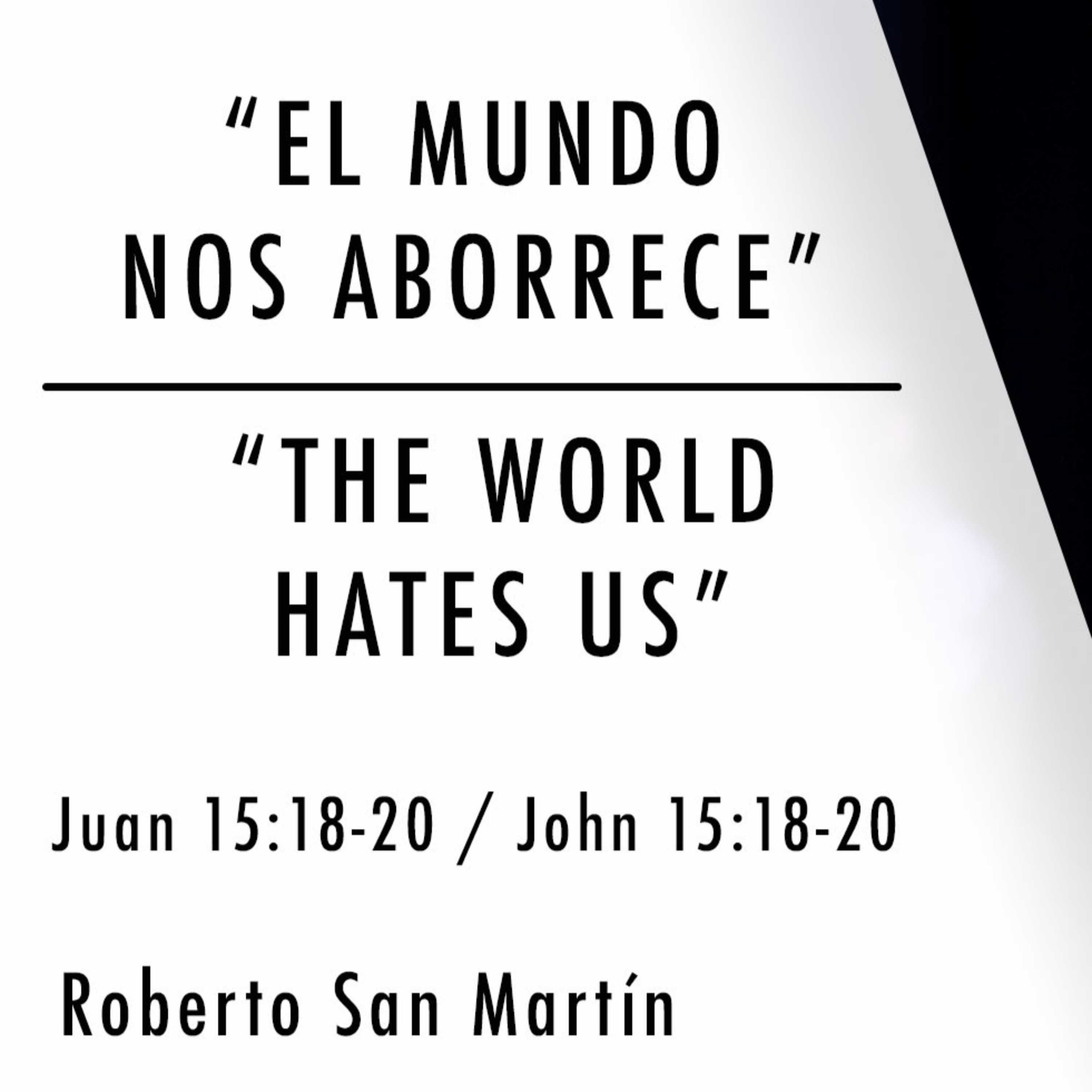 El mundo nos aborrece - The world hates us episode artwork