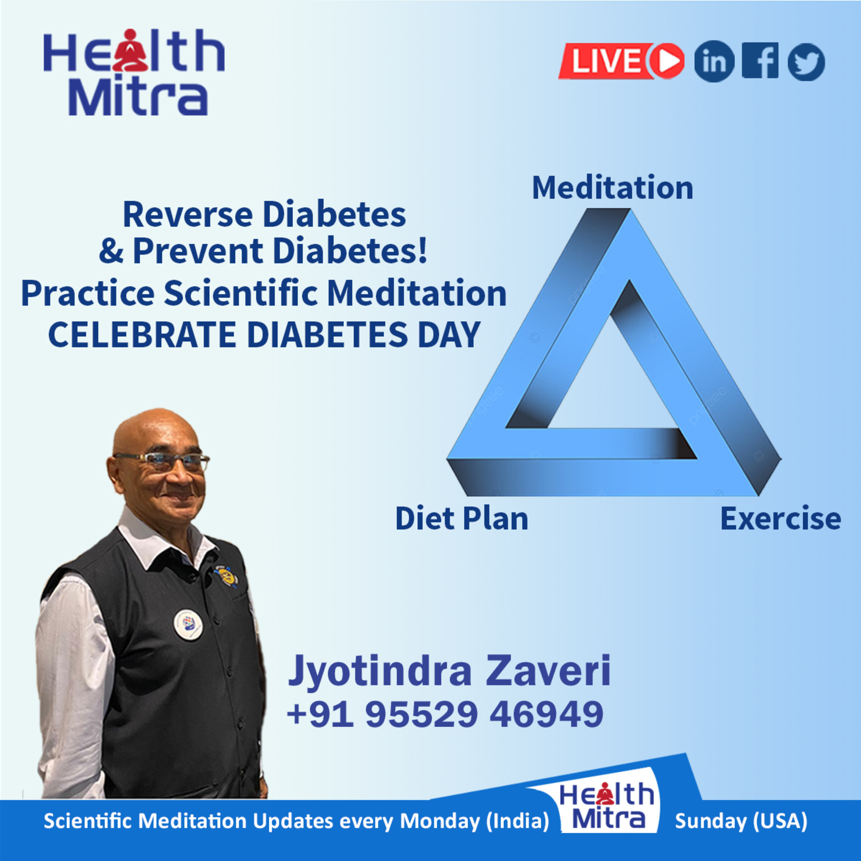 Scientific Meditation Health Podcast AUDIO by Jyotindra Zaveri