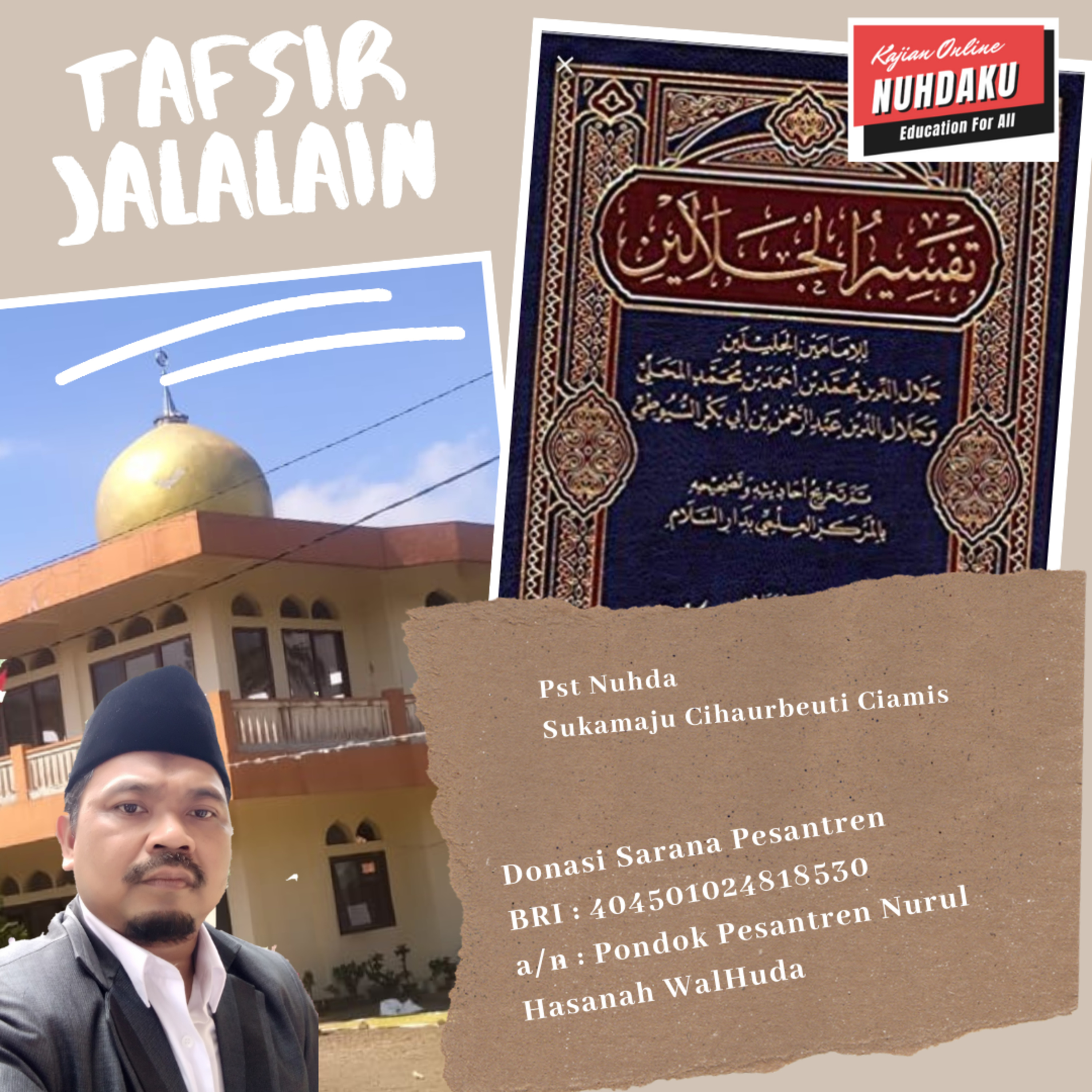 Tafsir Jalalain #48 179-206; Lebih sesat dr binatang, Pangilah dg Asma AllahHal.129