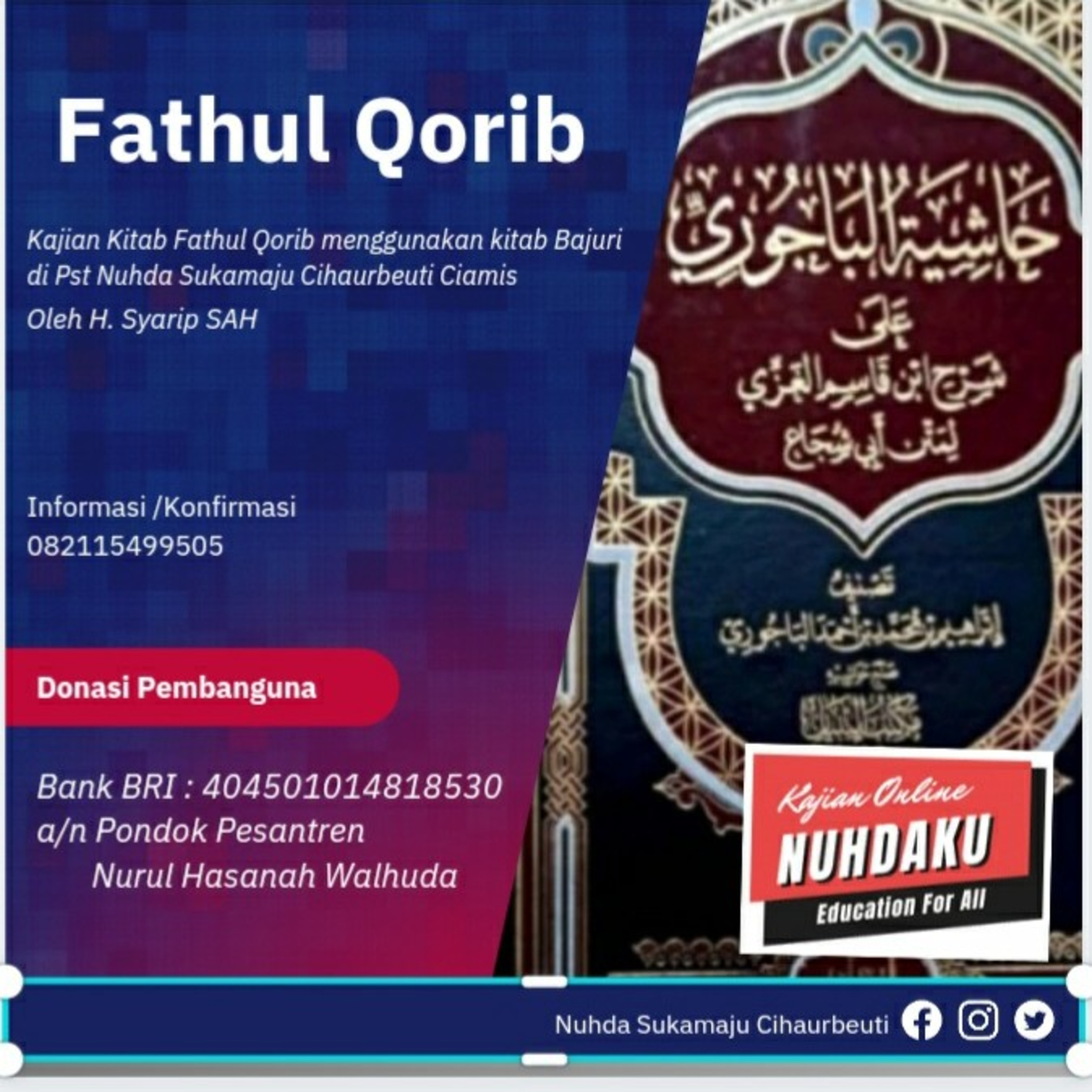 Bajuri #30 1/118 Hukum sholat dan waktunya @Fathul Qorib 