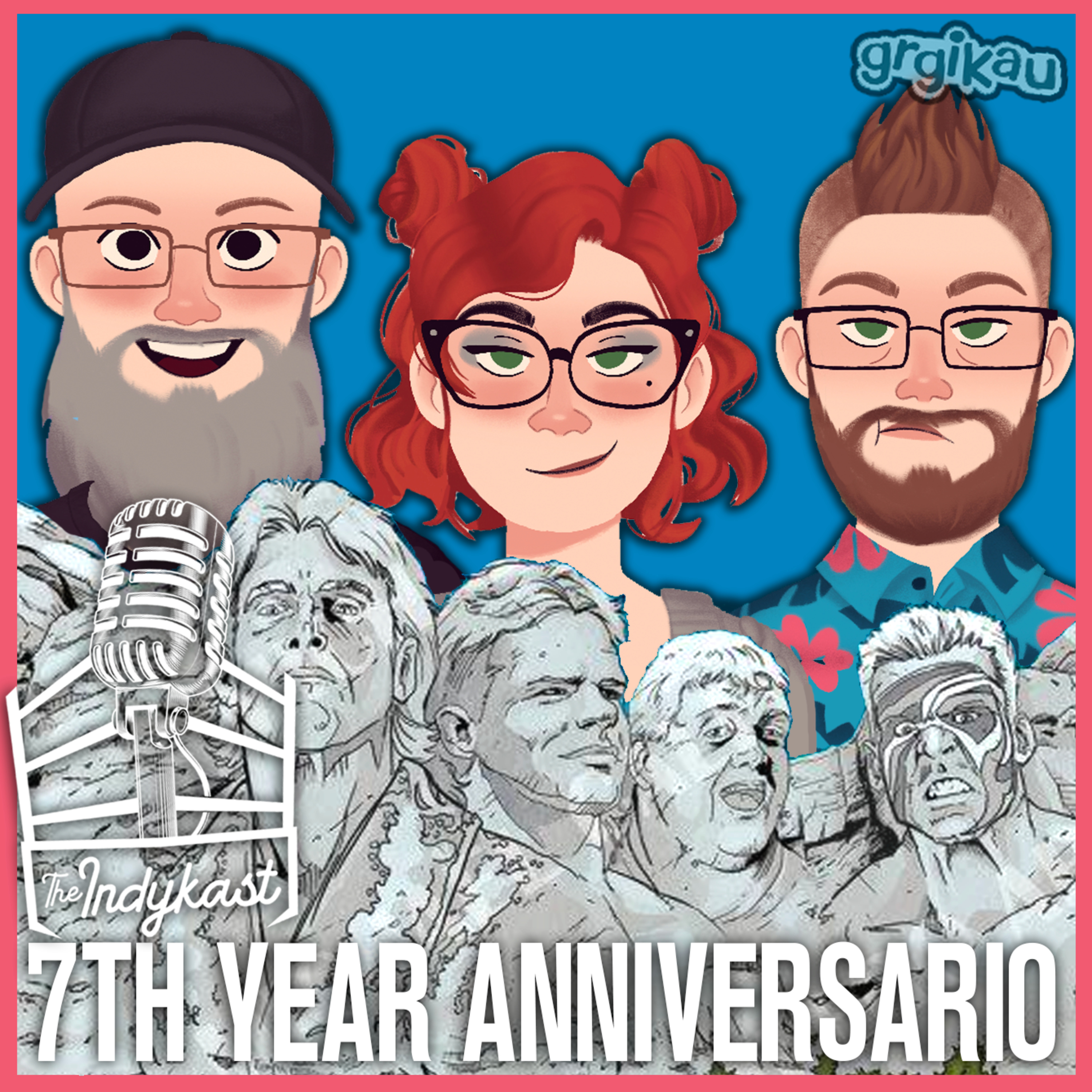 IndyKast 328 - 7th Year Anniversario episode artwork