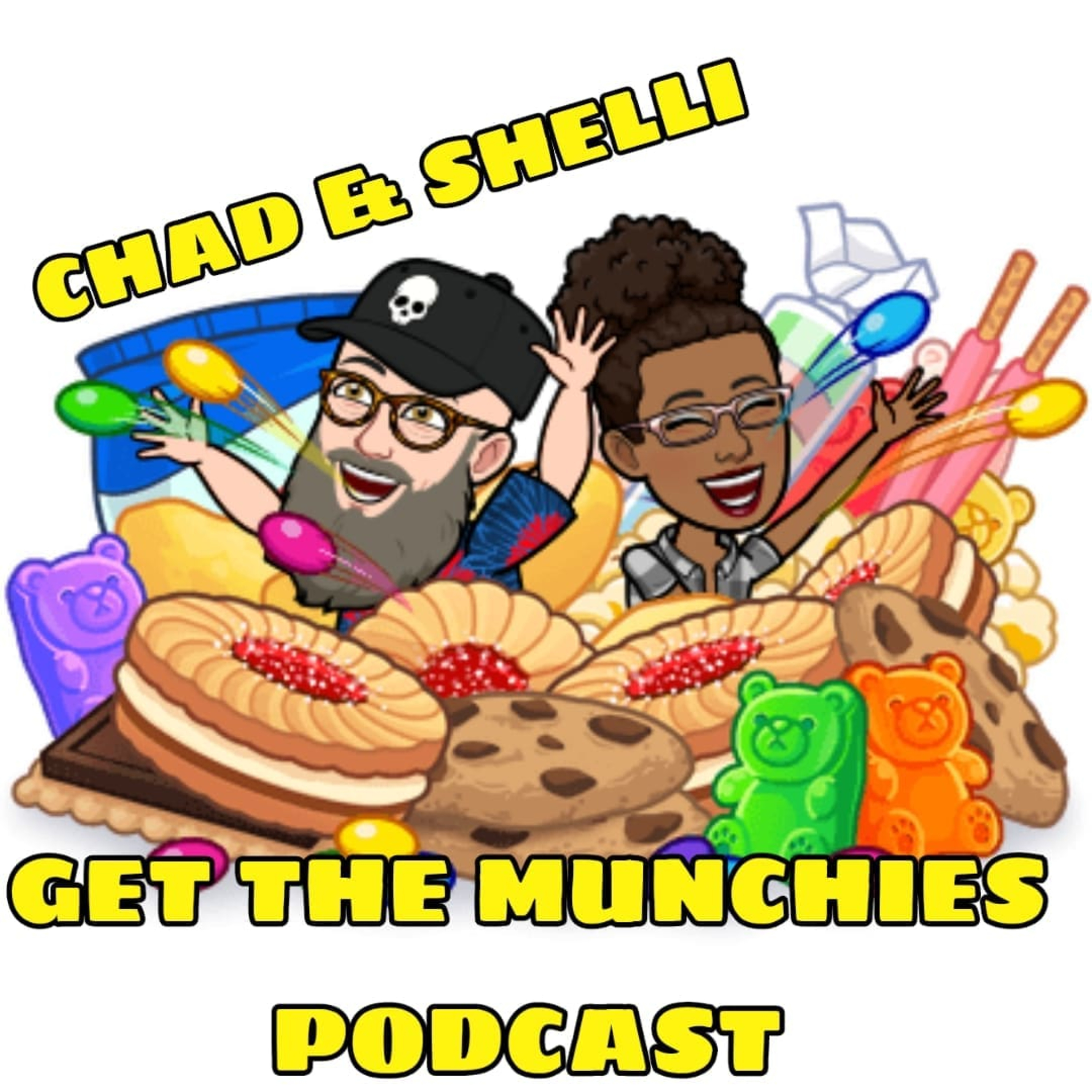 Chad and Shelli Get The Munchies Episode 1: An Antheist and a Witch Walk Into A Podcast episode artwork