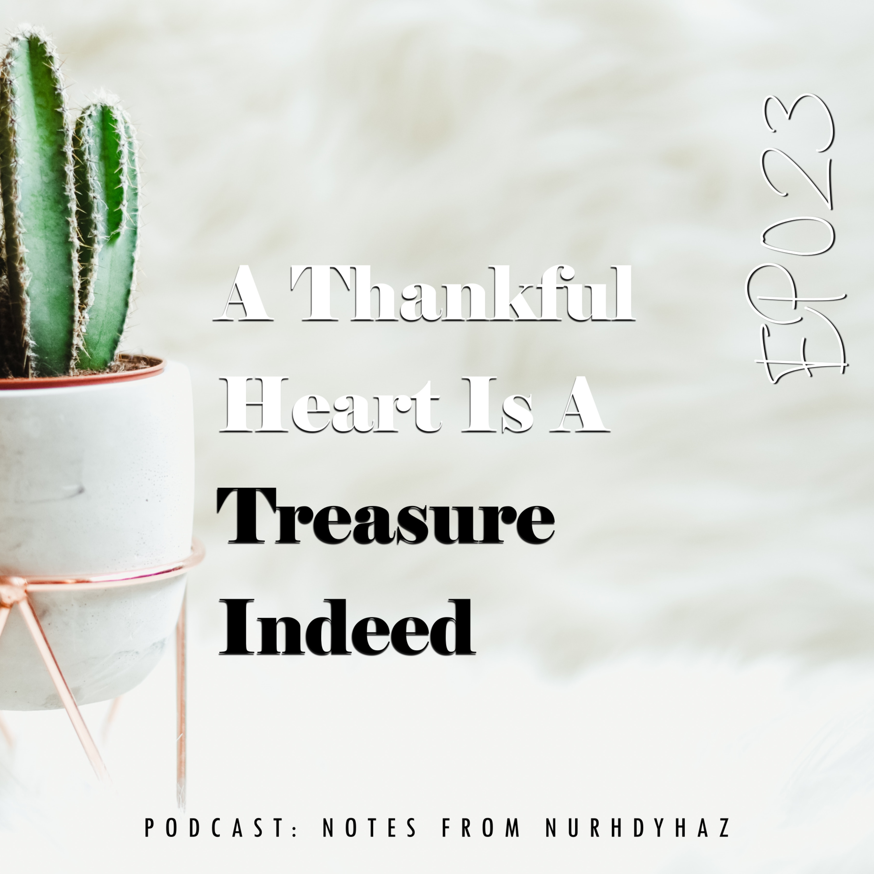 EP023: A Thankful Heart Is A Treasure Indeed episode artwork