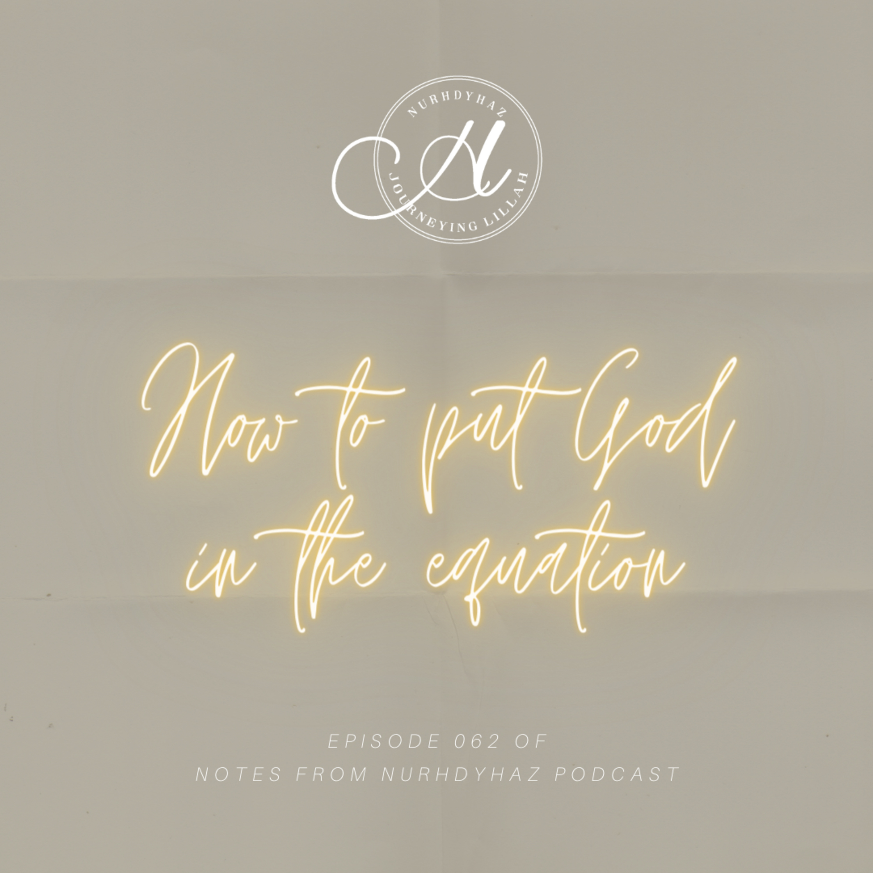 EP062: How To Put God In The Equation episode artwork