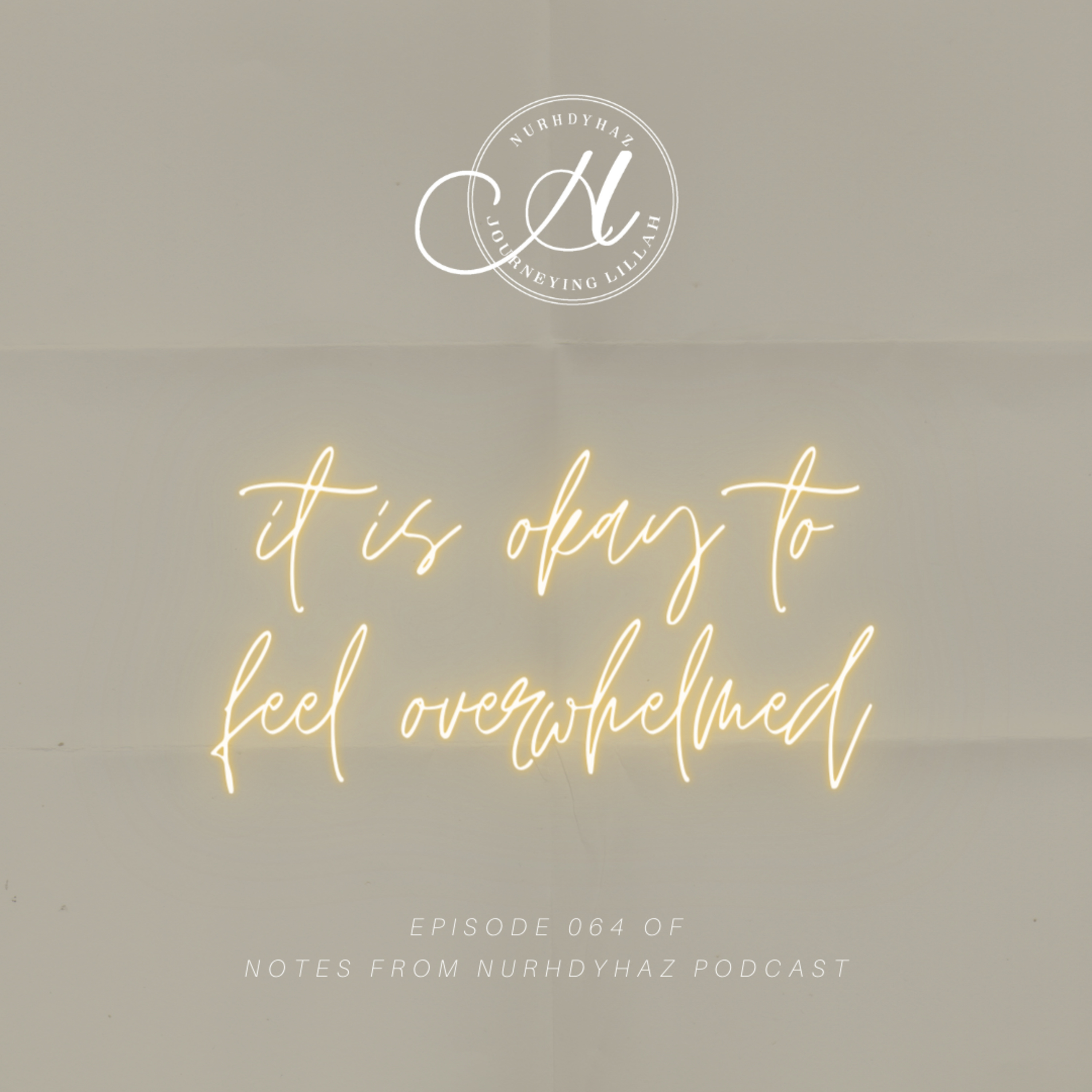 EP064: It Is Okay To Feel Overwhelmed episode artwork