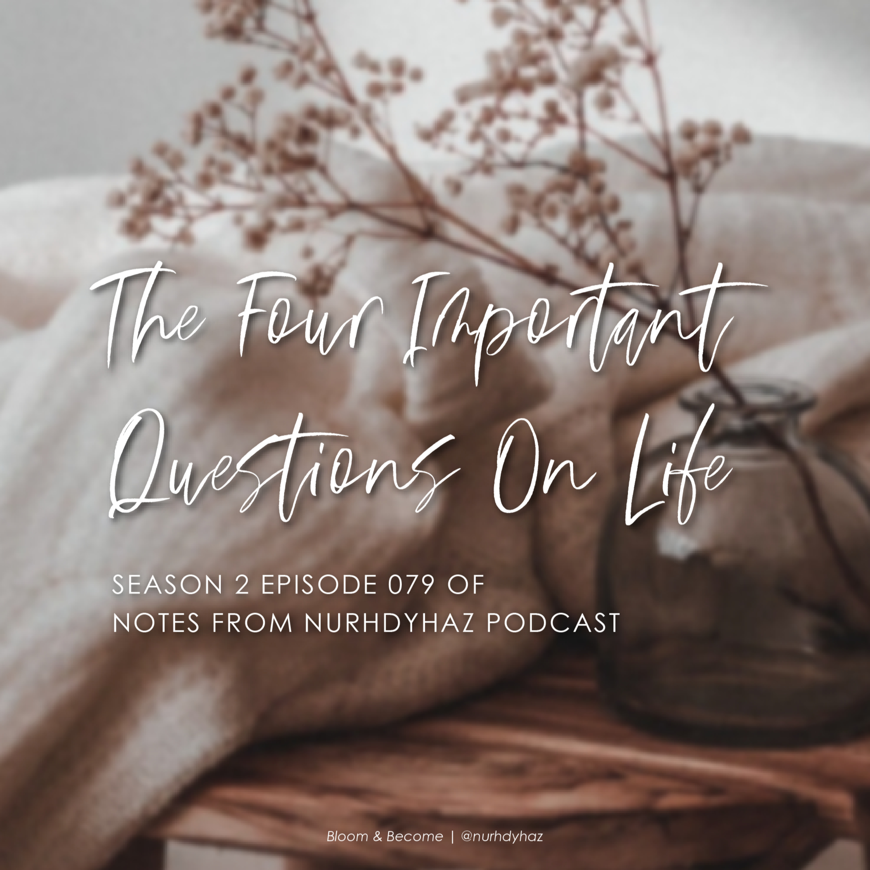 EP079: The Four Important Questions On Life episode artwork