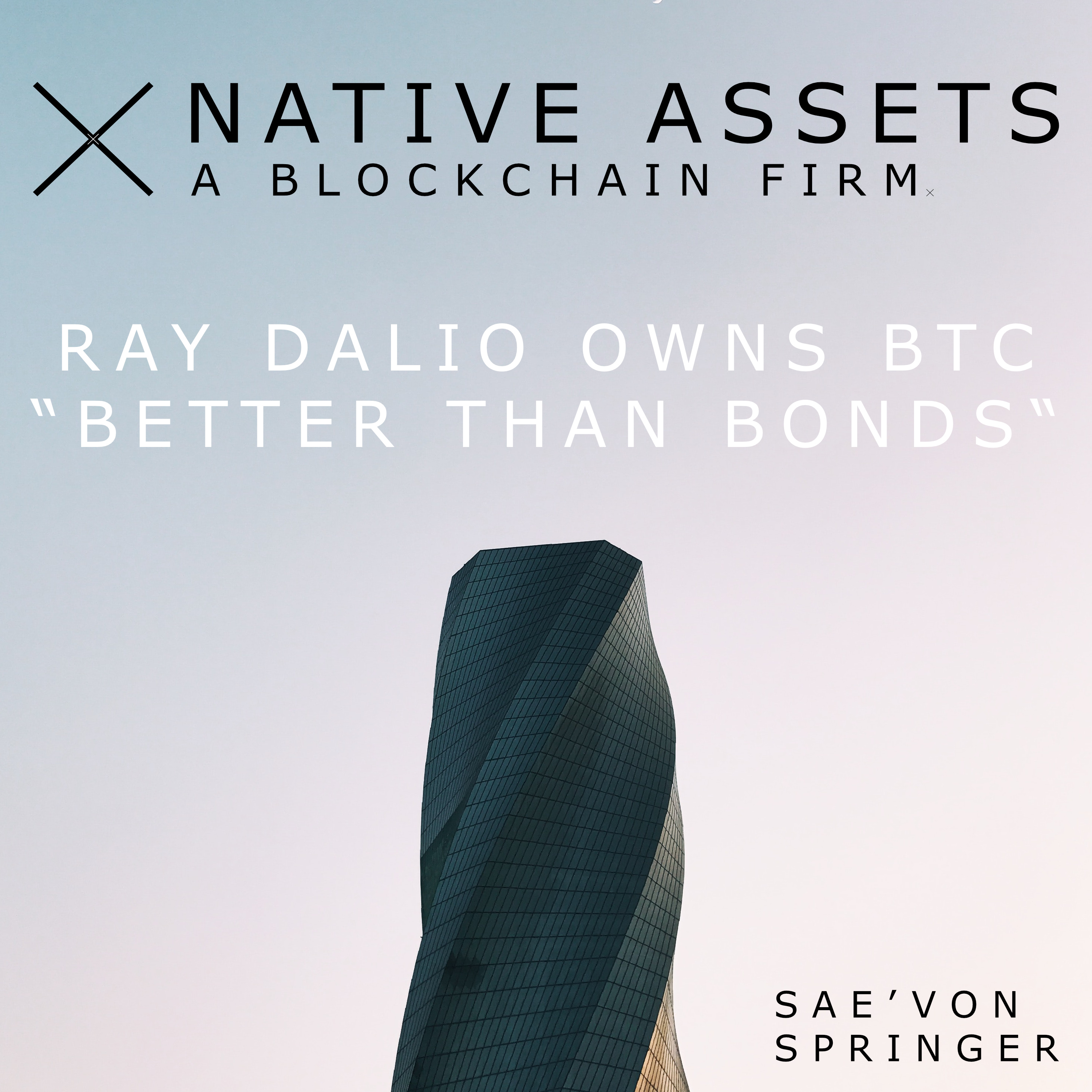 Ray Dalio Admits He Owns Bitcoin #RayDalio #Bitcoin #MassAdoption #InflationHedge | Native Assets episode artwork