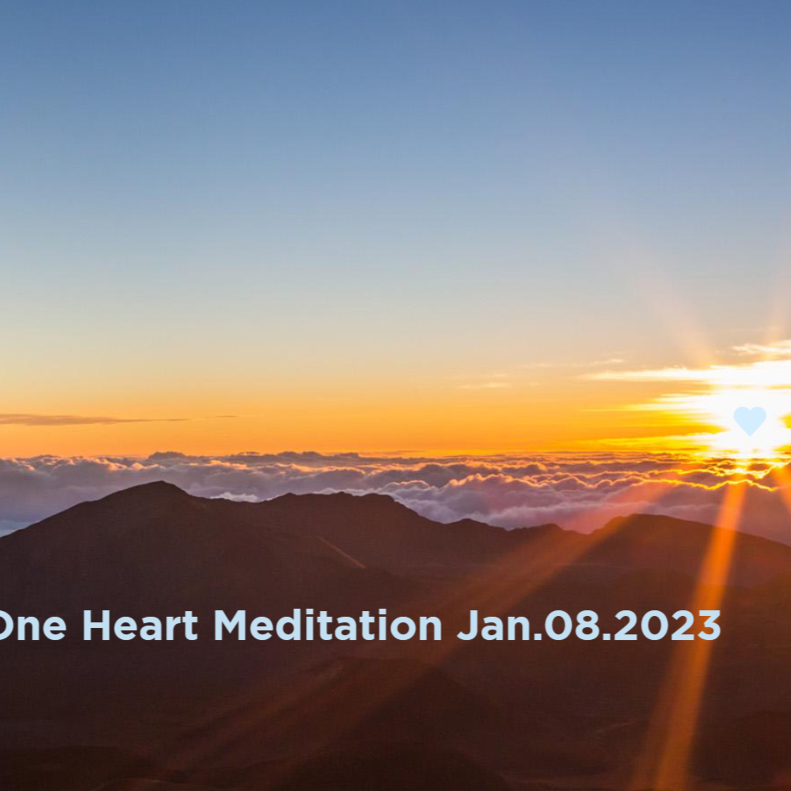 One Heart Meditation Jan082023 episode artwork