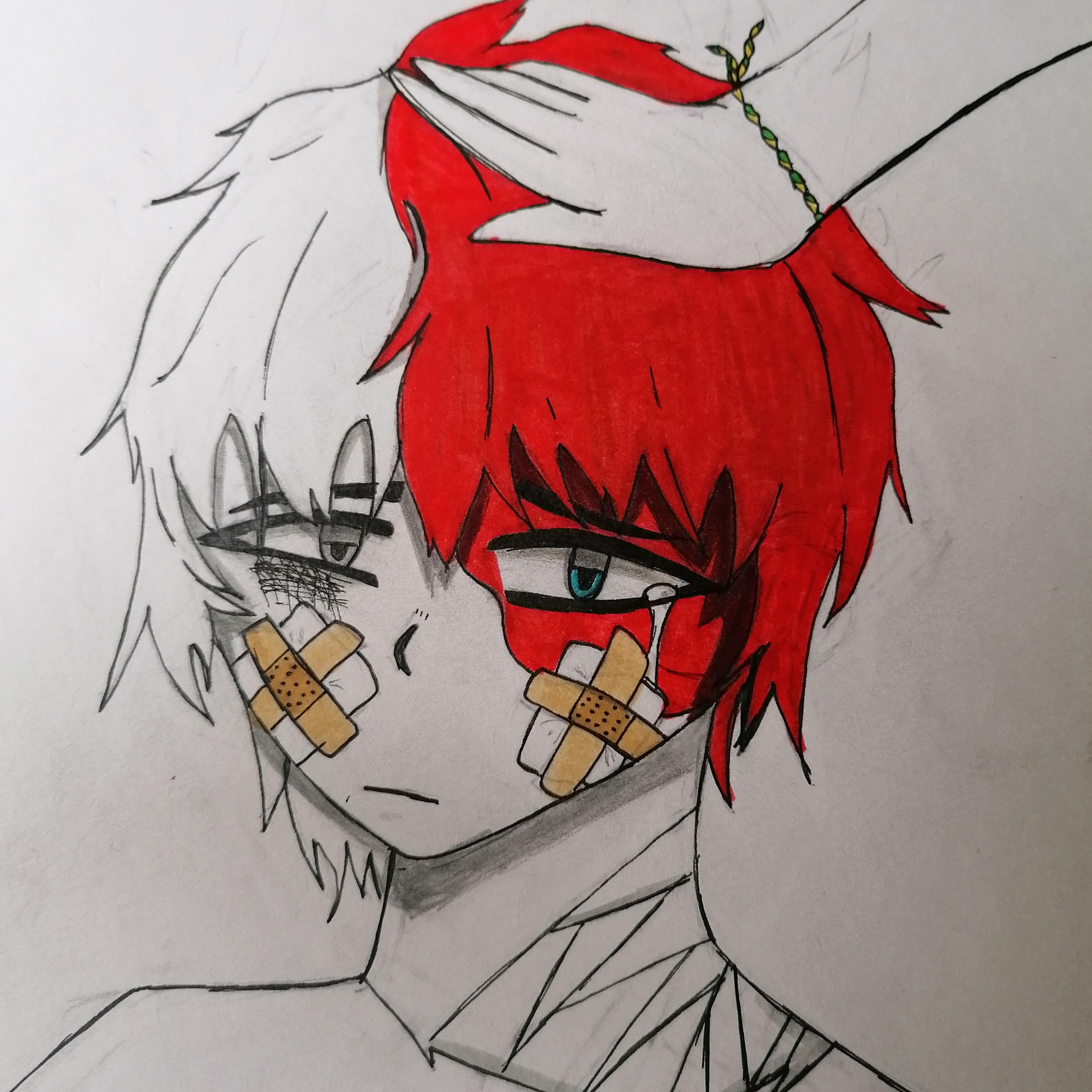Abused Todoroki X Caring Listener ☆Cover created by Mochi☆ (Left behind)