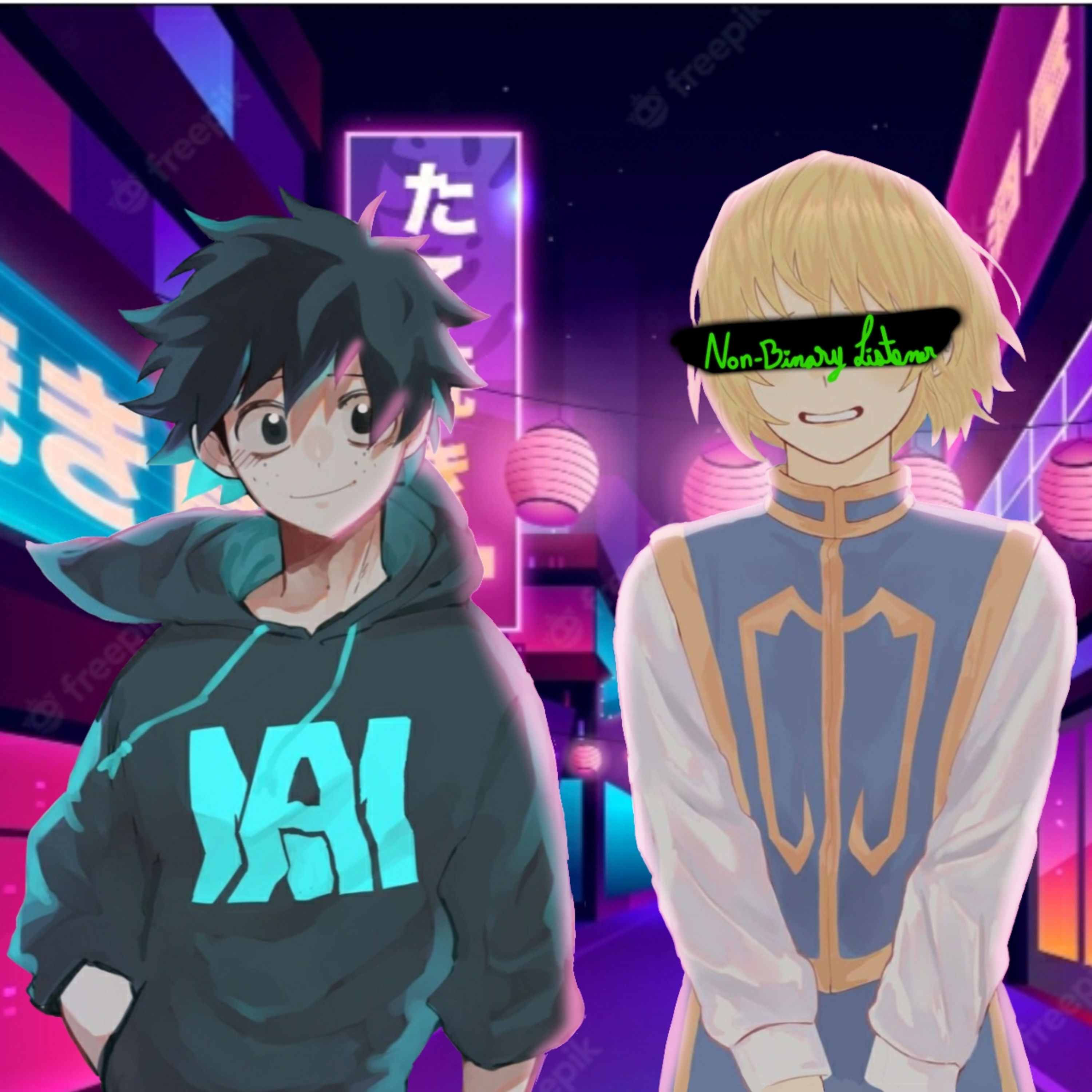 Izuku x non-binary Listener (One shot)