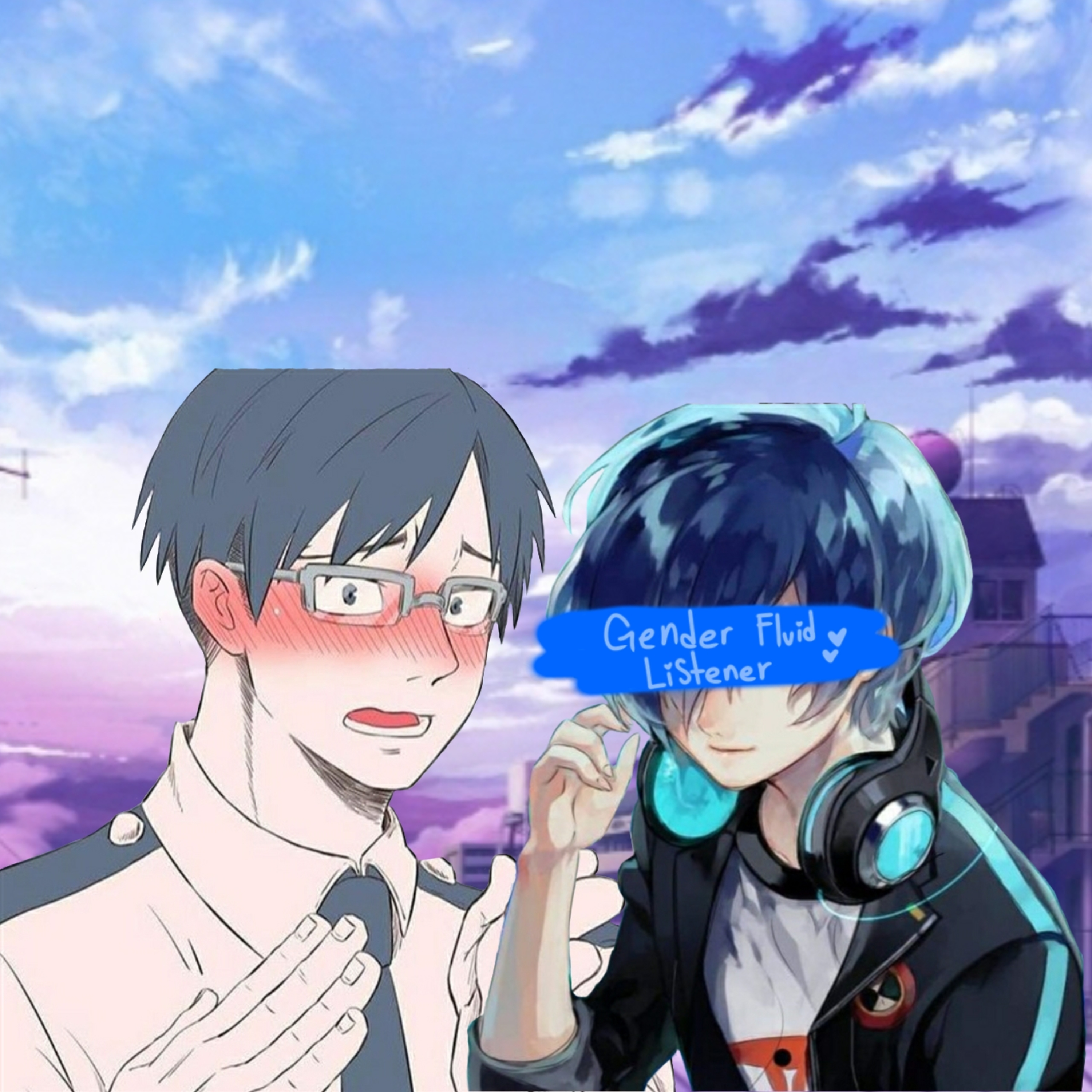 Iida x Gender fluid Listener (One shot) (Gamer Listener)