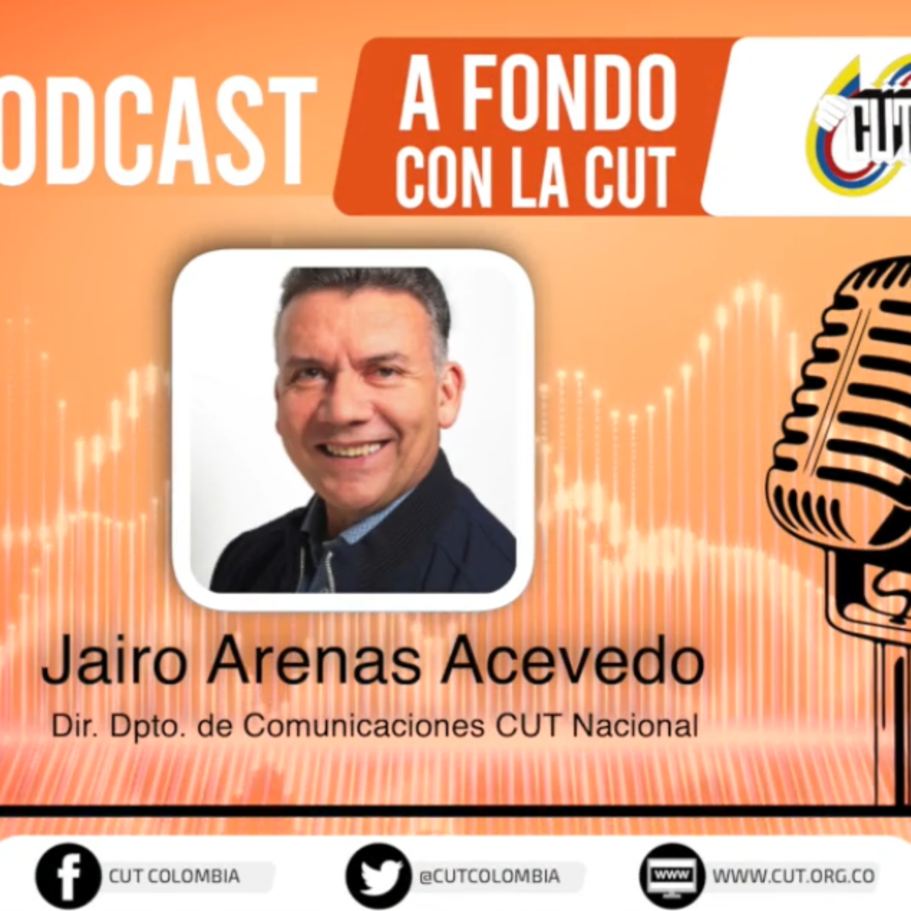  [Lunes 19 de de abril, Jairo Arenas, Director del departamento de Comunicaciones CUT] episode artwork