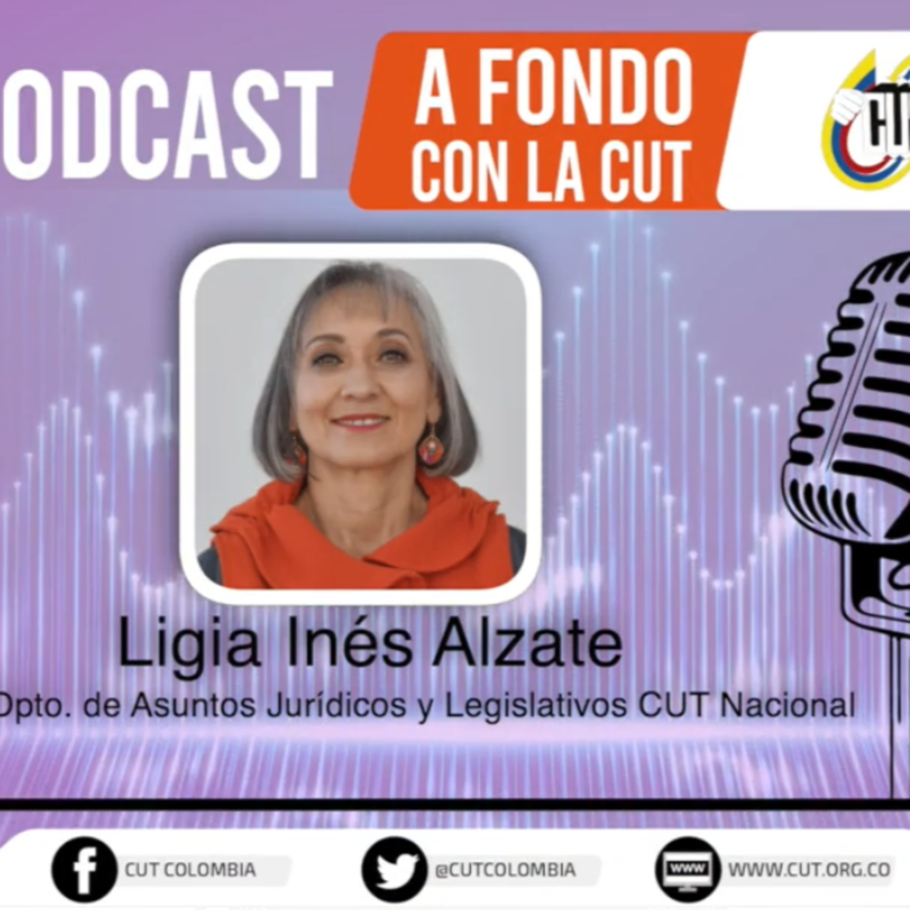 [Martes 20 de de abril, Ligia Inés Álzate, departamento de Asuntos Jurídicos CUT] episode artwork