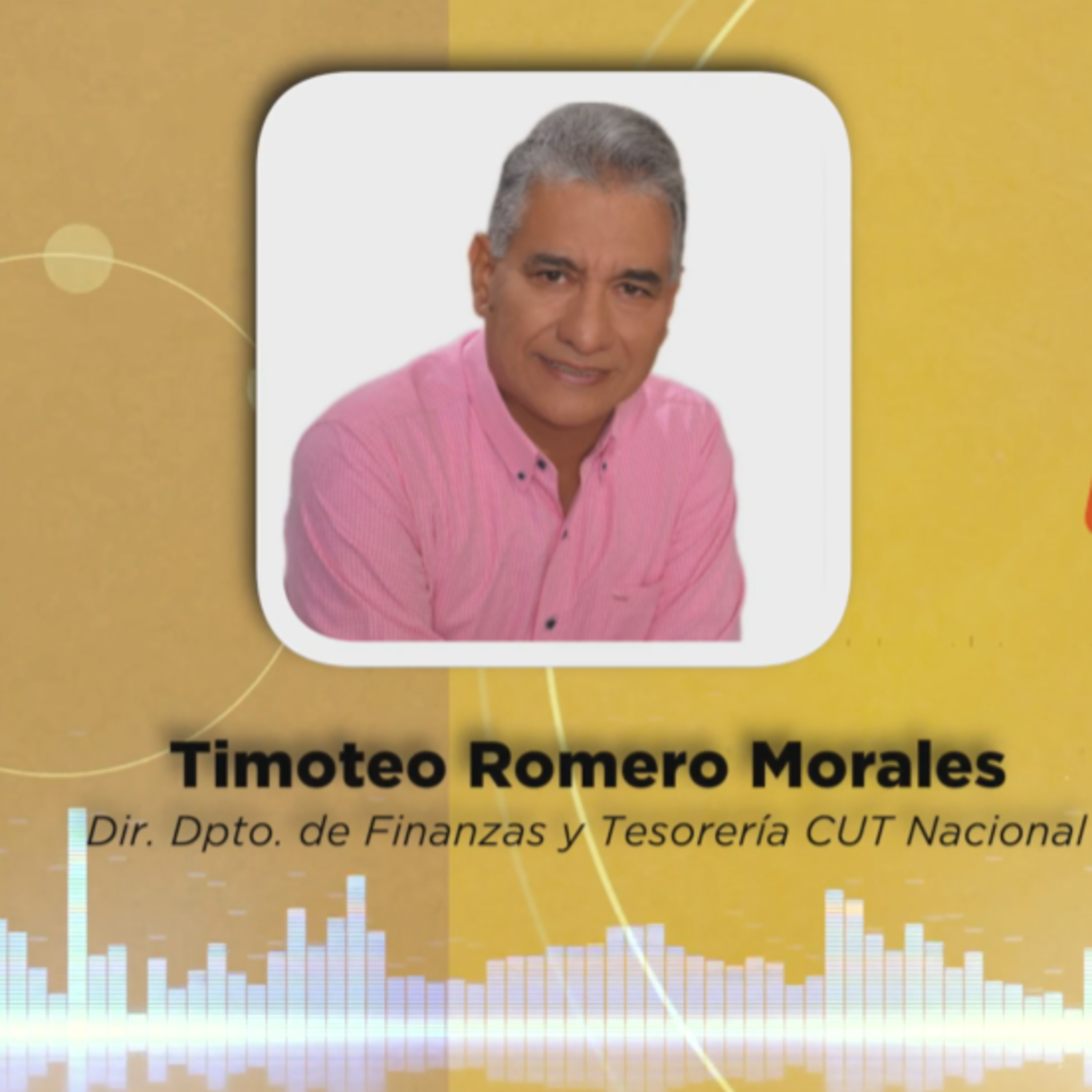 #PODCAST​​🎙️ [31 de enero de 2022 , Timoteo Romero, tesorero de la CUT] episode artwork