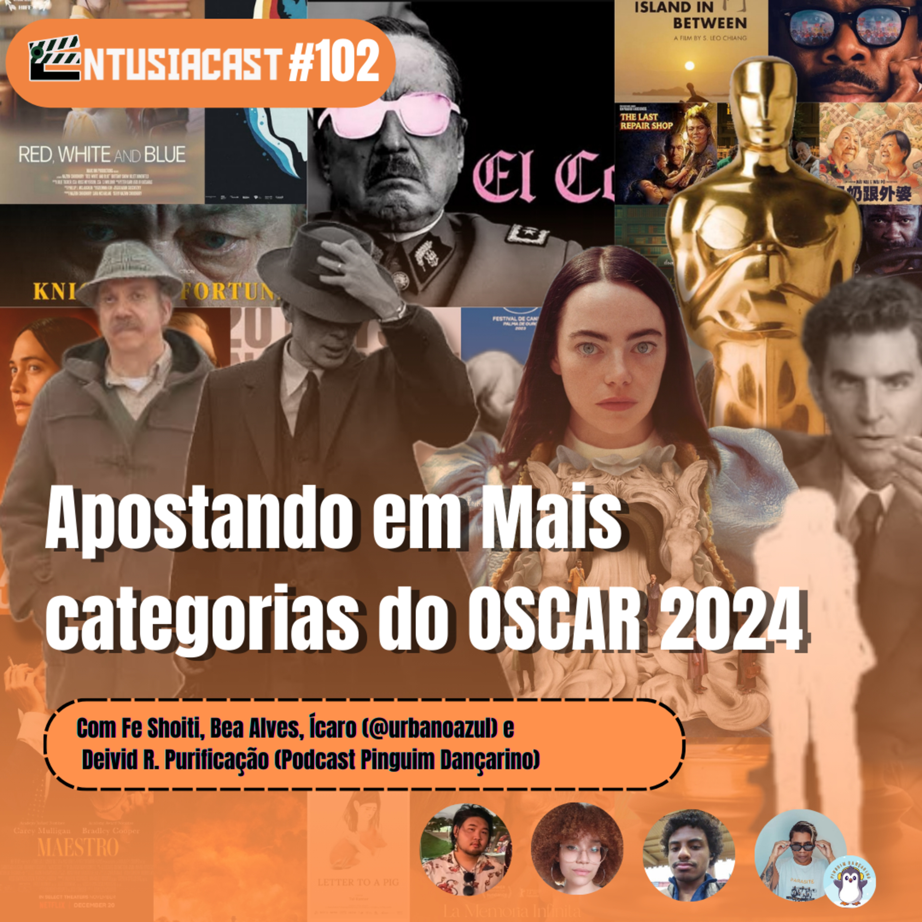 Entusia #102 - Apostando em MAIS algumas categorias do Oscar 2024 em troca de chocolate