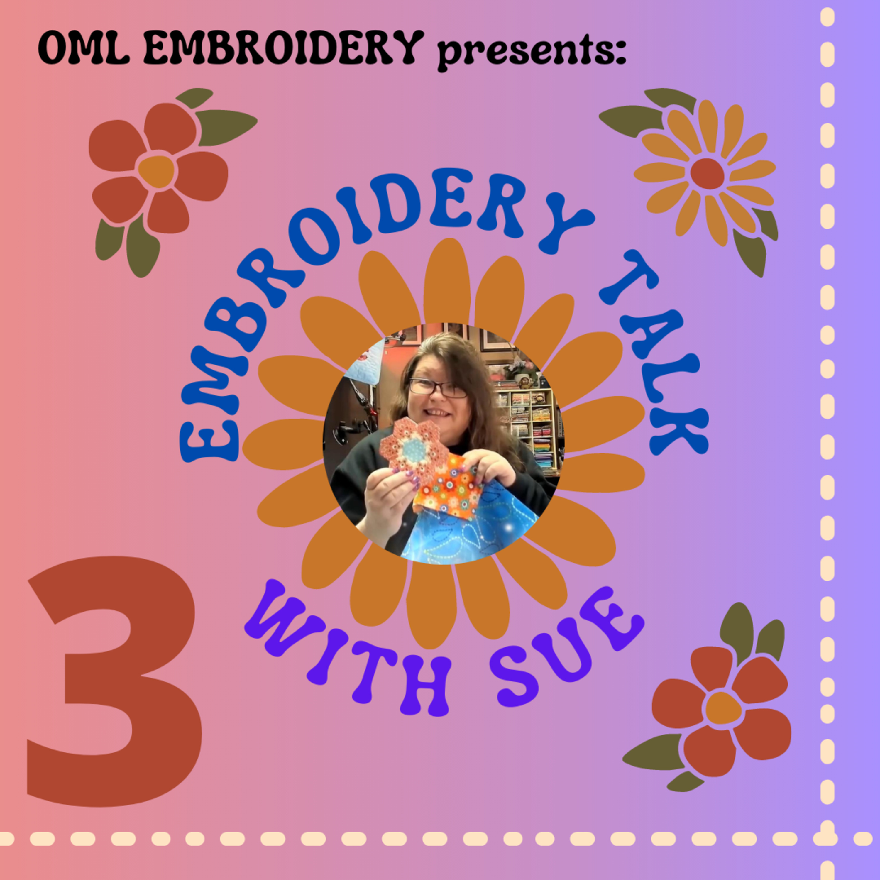 Embroidery Talk with Sue: Ep 3 with Don at the end of the day! episode artwork