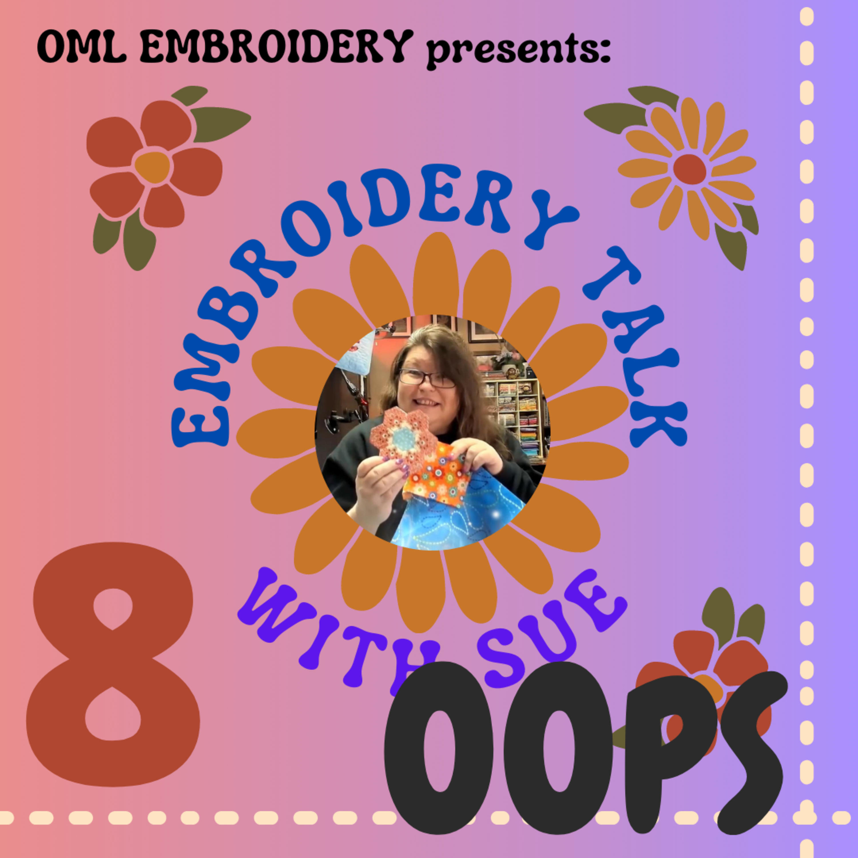 Embroidery chat: Making Mistakes episode artwork