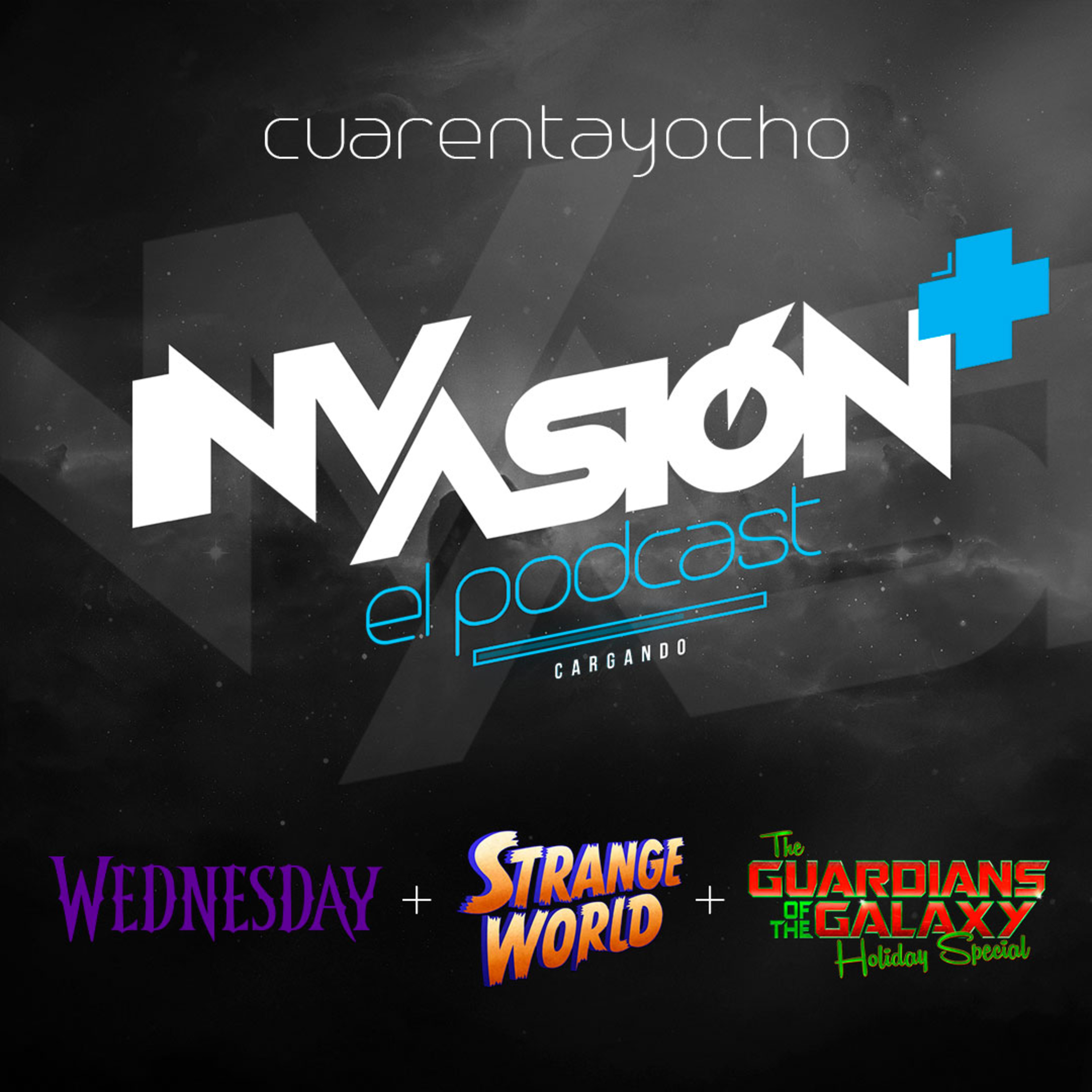 Invasión + "Merlina" + "Un Mundo Extraño" + "Guardianes de la Galaxia Especial de las Fiestas" De regalos navideños, exploradores, granjeros y seres extraños. episode artwork