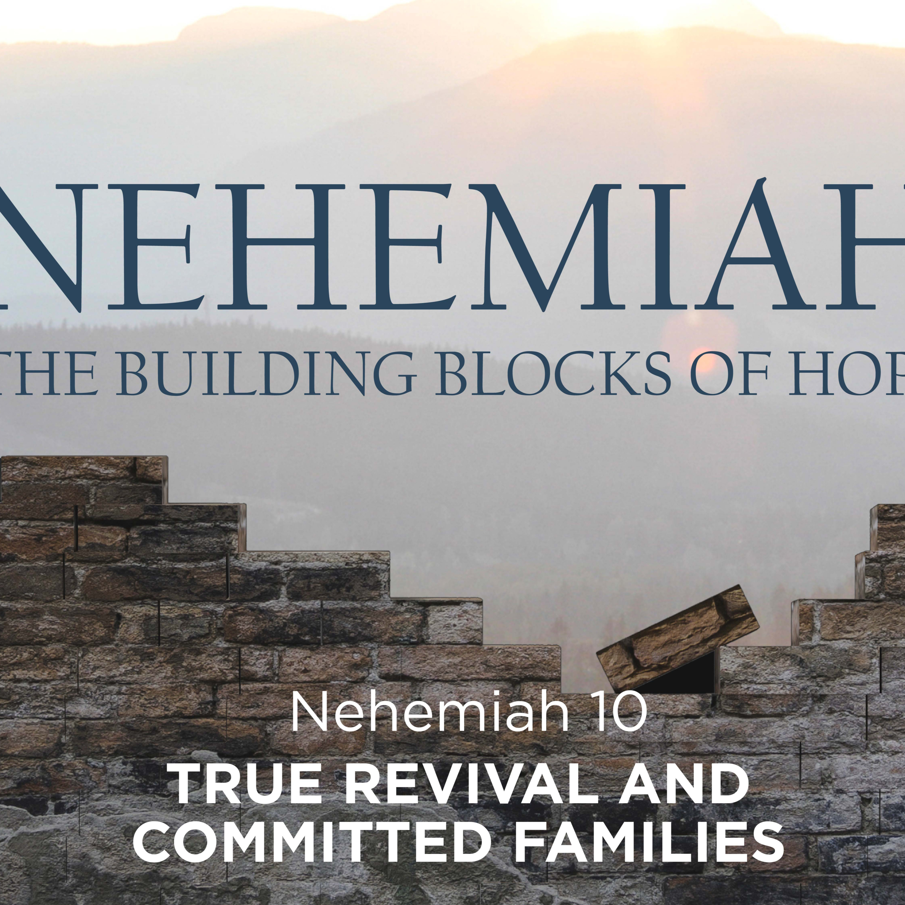 Nehemiah 10 - "The Building Blocks of Hope" - True Revival and Committed Families  episode artwork