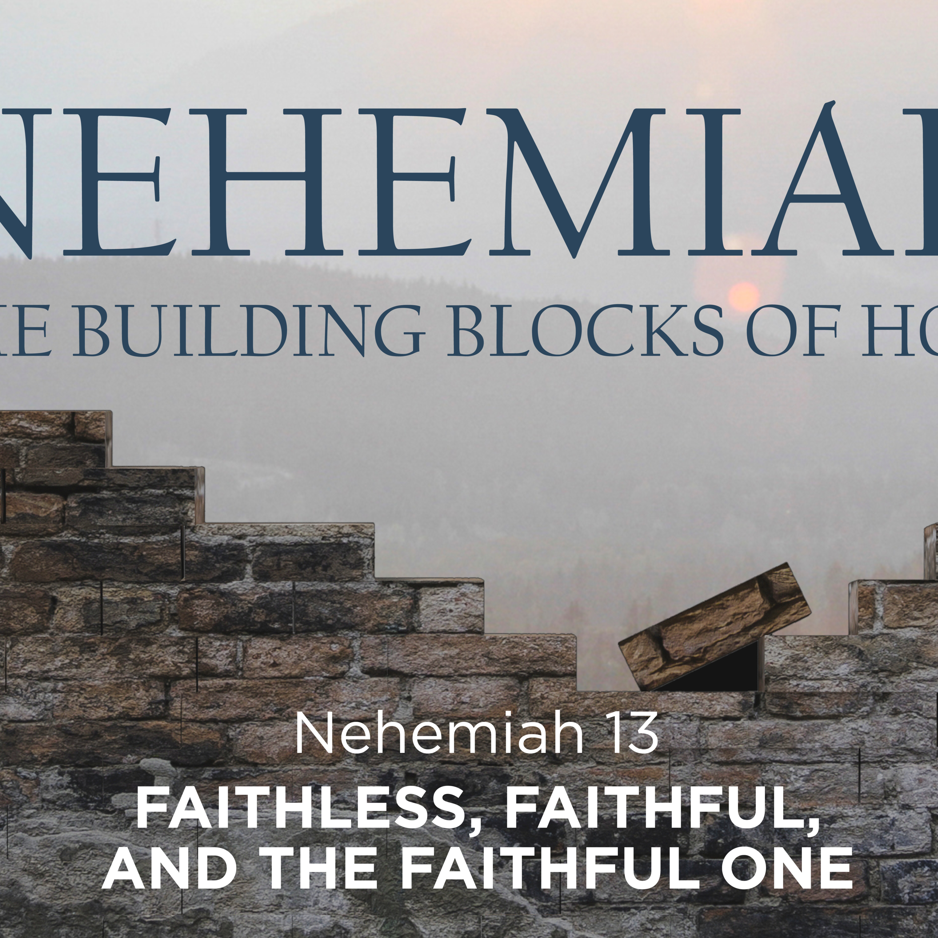 Nehemiah 13 - The Building Blocks of Hope - Faithless, faithful, and the faithful One episode artwork