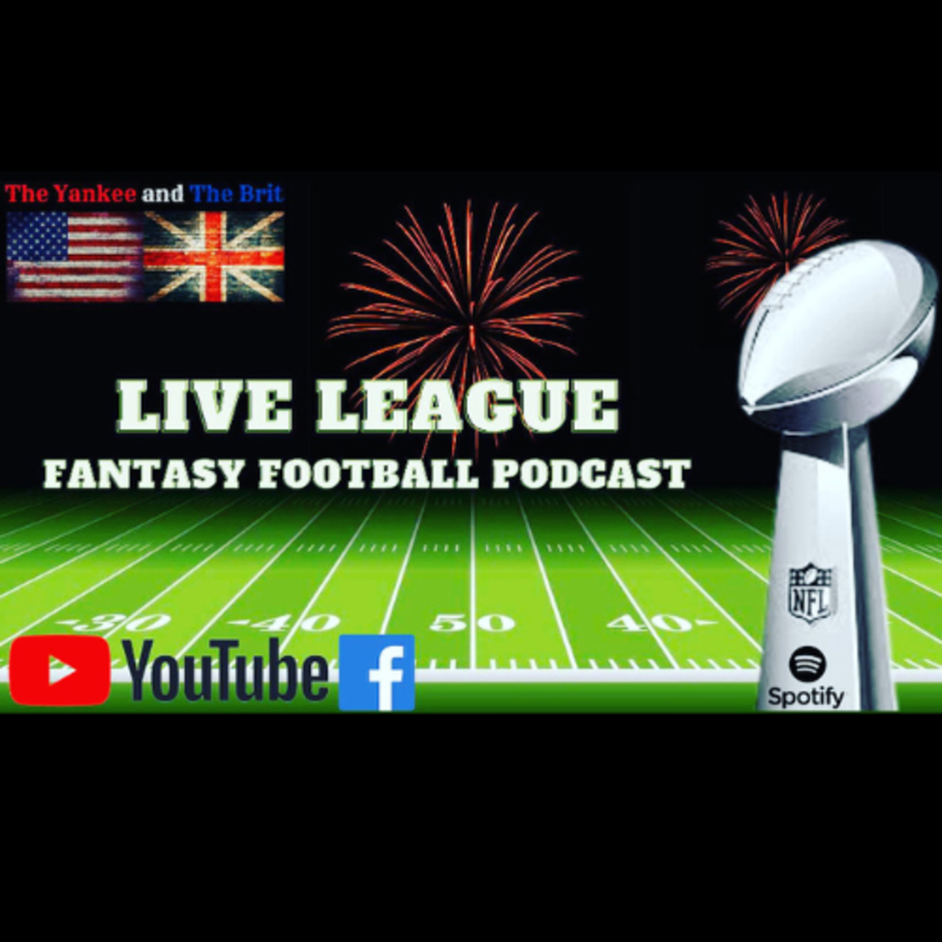 "The Live League" Fantasy Football Podcast - Live Draft episode artwork